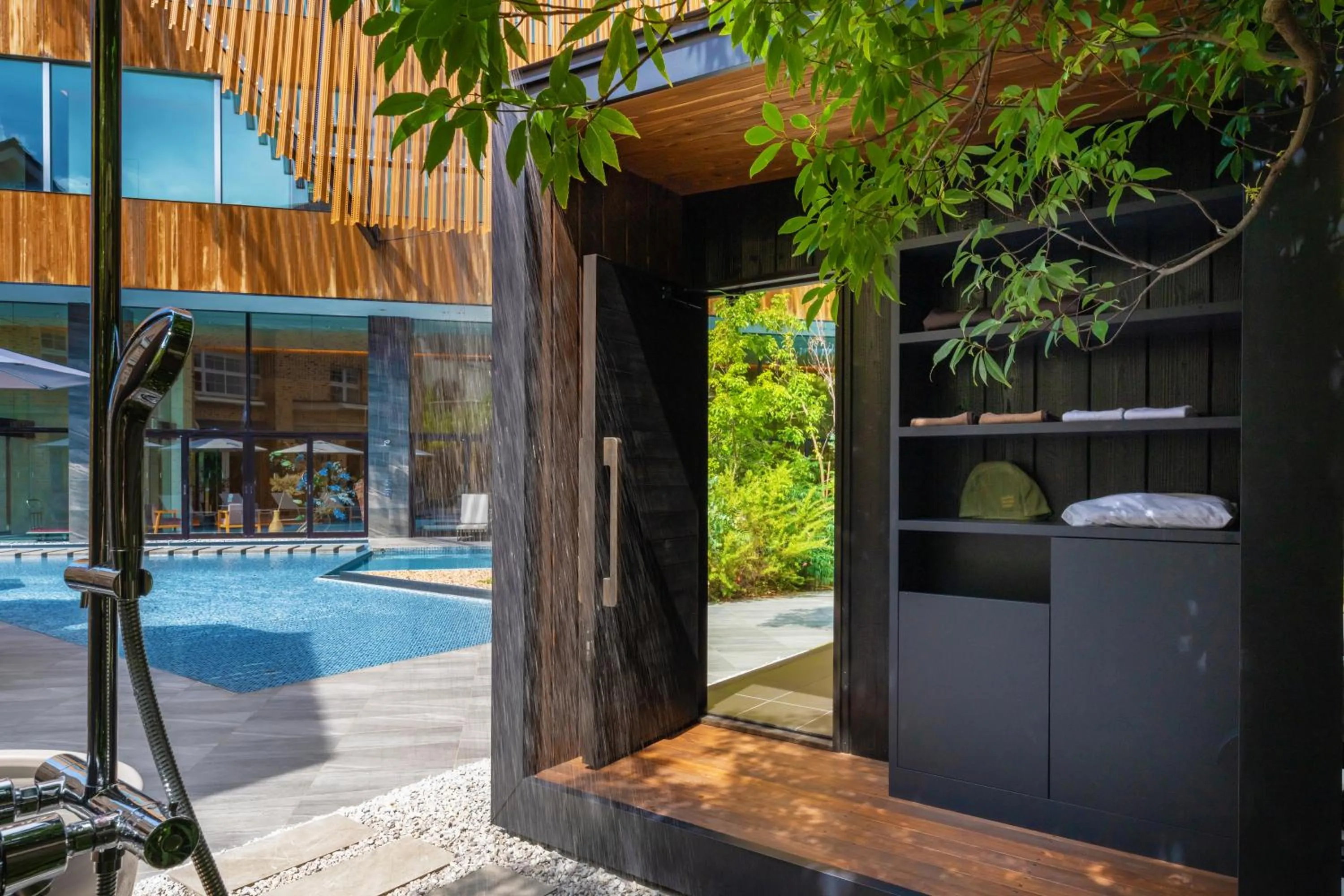 Sauna in Garden Terrace Fukuoka