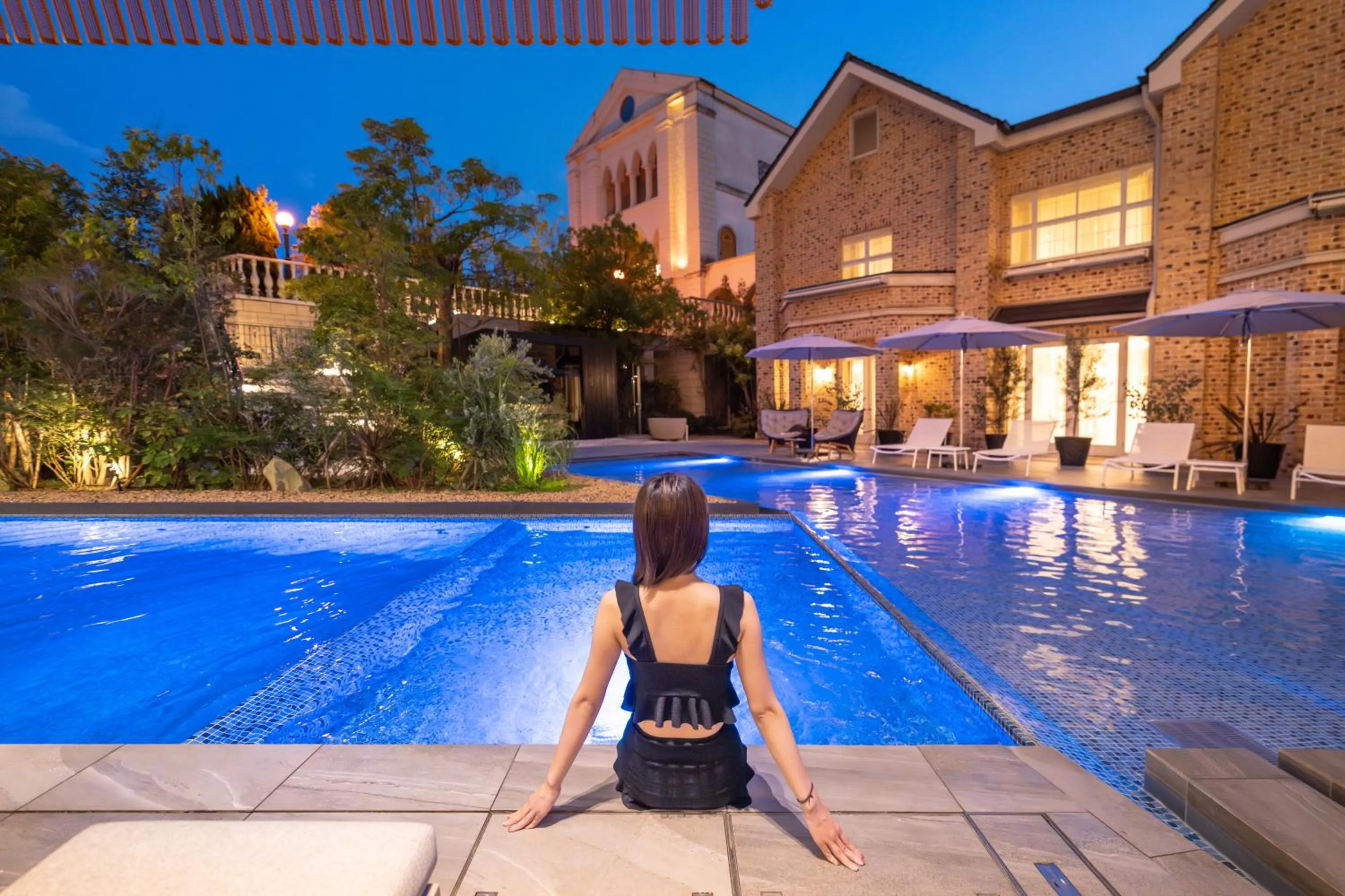 People in Garden Terrace Fukuoka