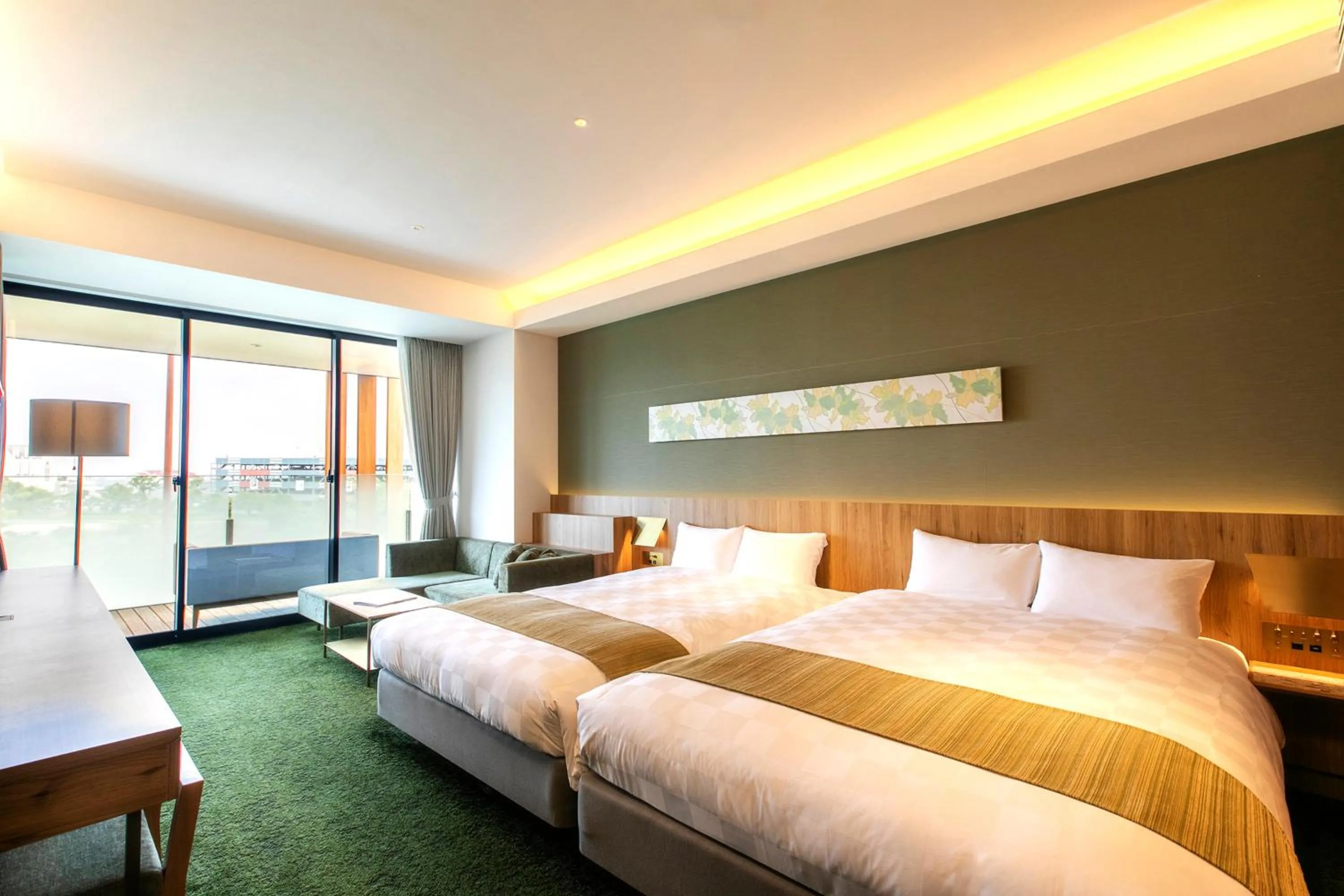 Photo of the whole room, Bed in Garden Terrace Fukuoka