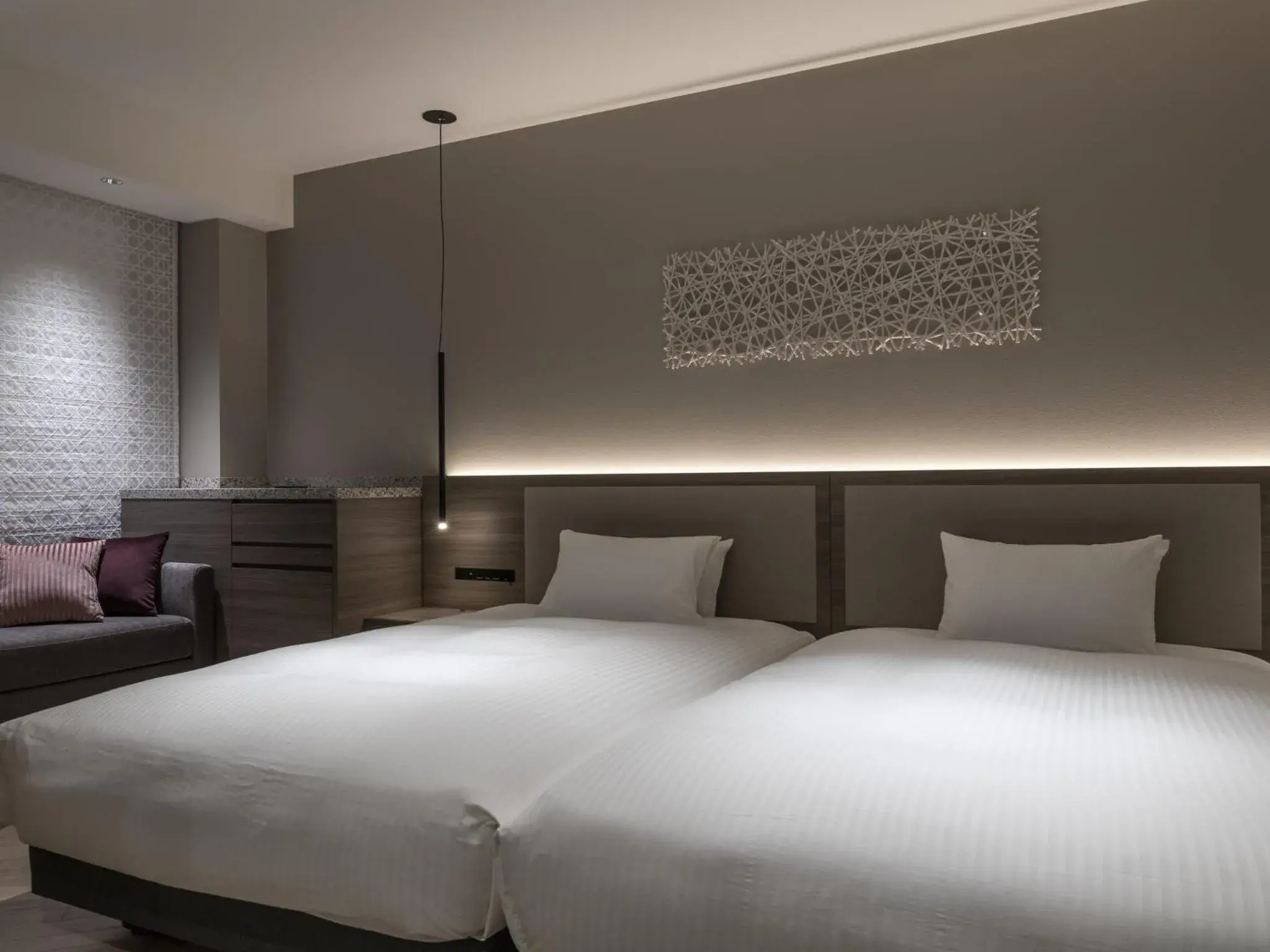 Bed in HOTEL FORZA SAPPORO STATION Bed in HOTEL FORZA SAPPORO STATION