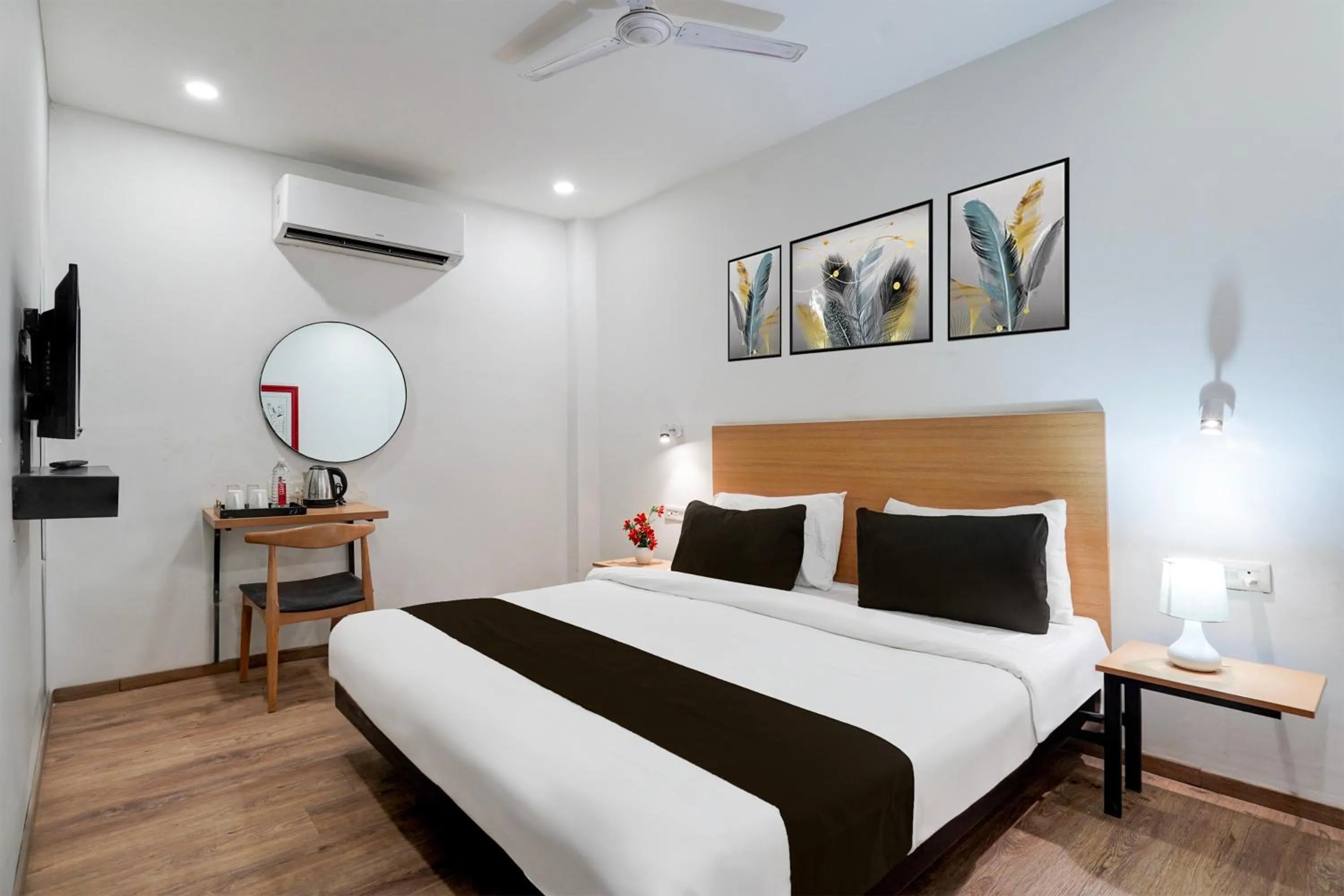Bedroom, Bed in Townhouse Gomti Nagar Sector 6 Near Ekana Stadium