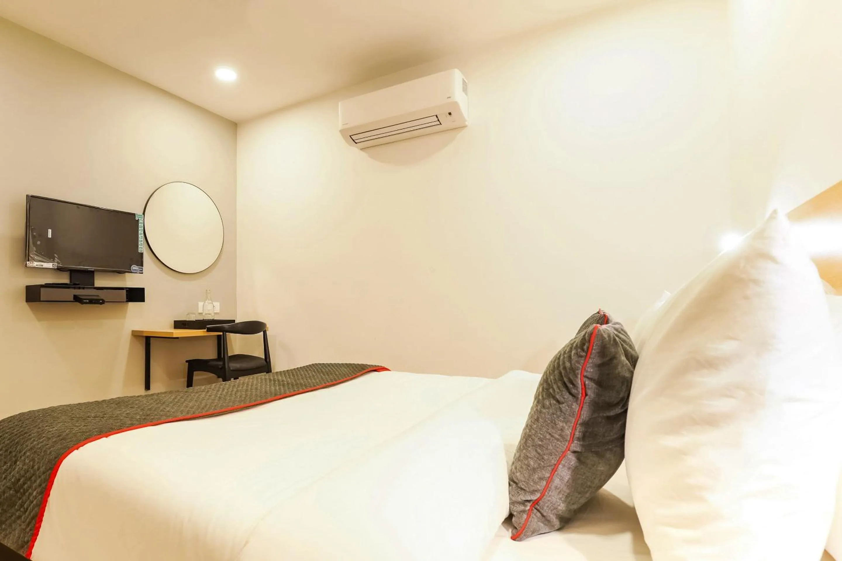 Bedroom, Bed in Townhouse Prithvi Resort Near Phoenix Palassio