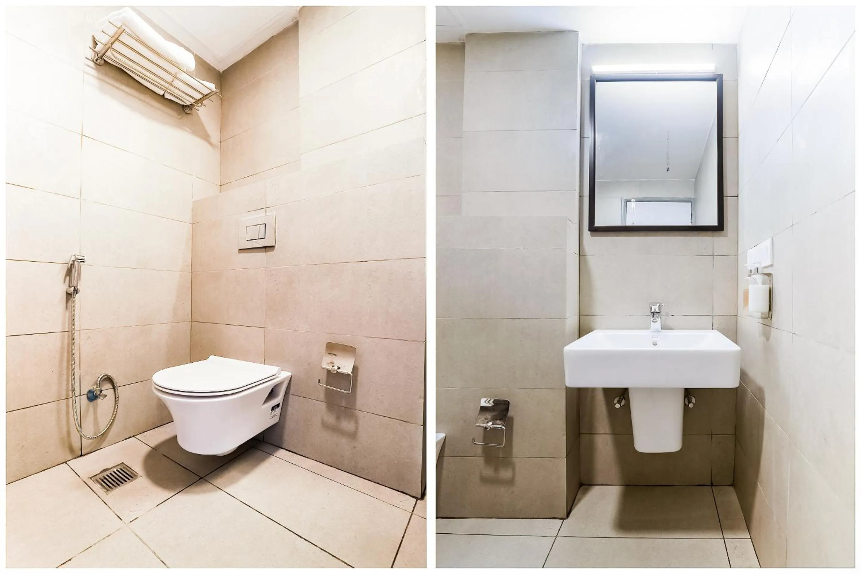 Bathroom in Townhouse Prithvi Resort Near Phoenix Palassio