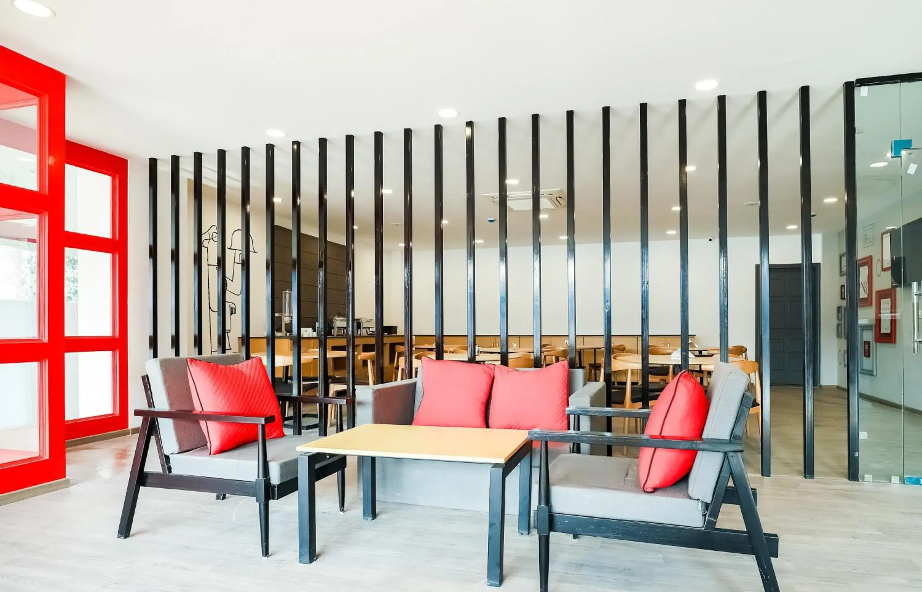 Lobby or reception in Townhouse Prithvi Resort Near Phoenix Palassio Lobby or reception in Townhouse Prithvi Resort Near Phoenix Palassio