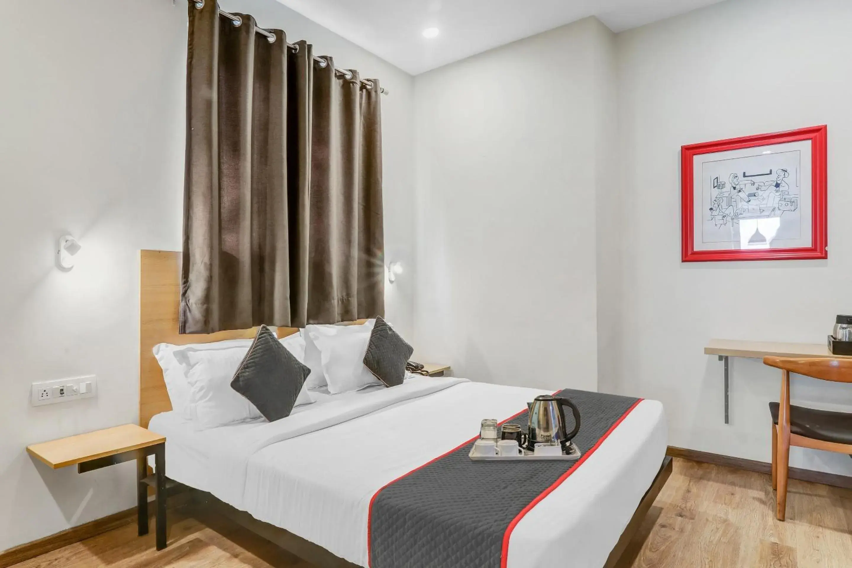 Bedroom, Bed in Super Townhouse 139 Ashiyana Smriti Upvan Near Emerald Mall Lucknow Bedroom, Bed in Super Townhouse 139 Ashiyana Smriti Upvan Near Emerald Mall Lucknow