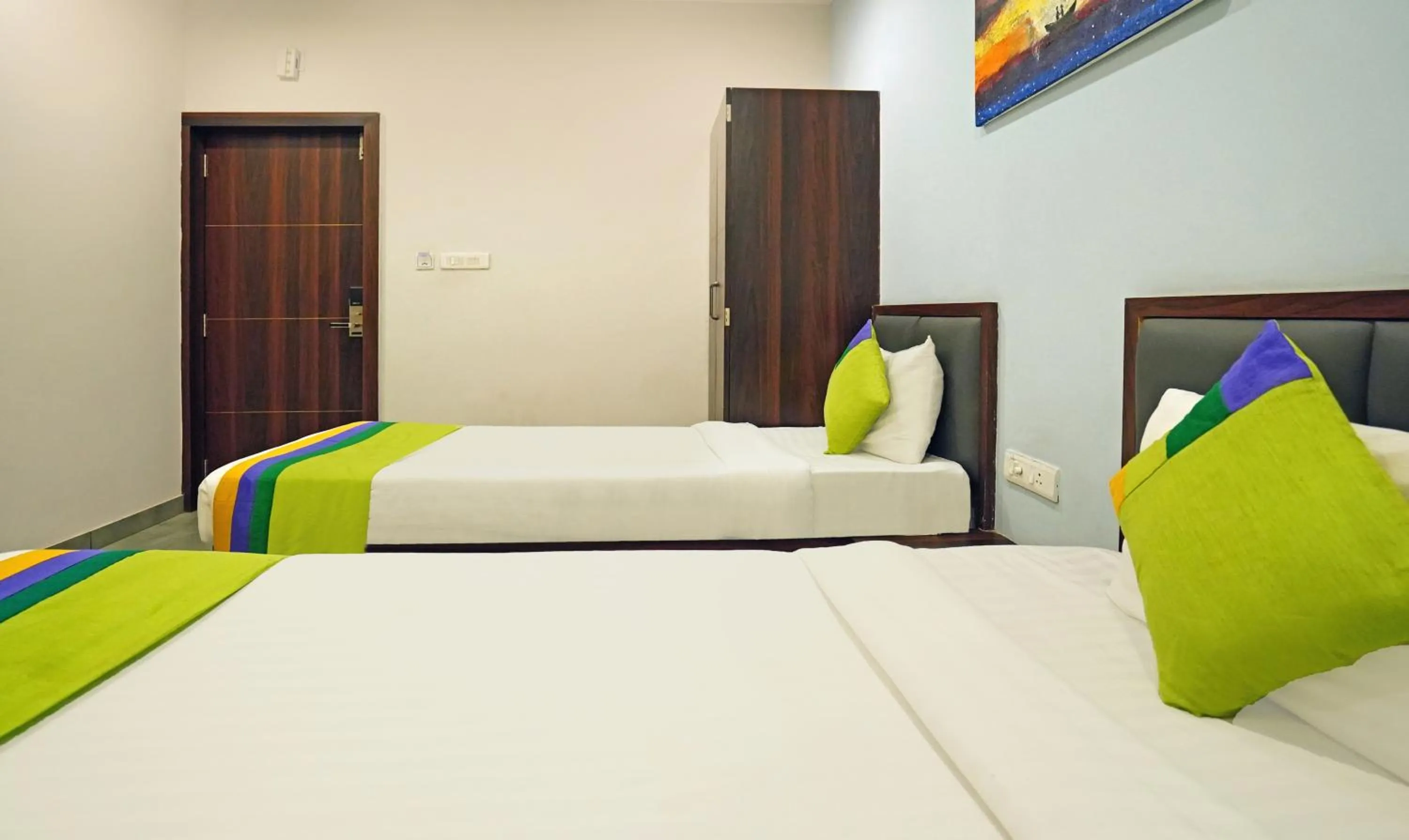 Photo of the whole room, Bed in Treebo Lazystay Grand Patia