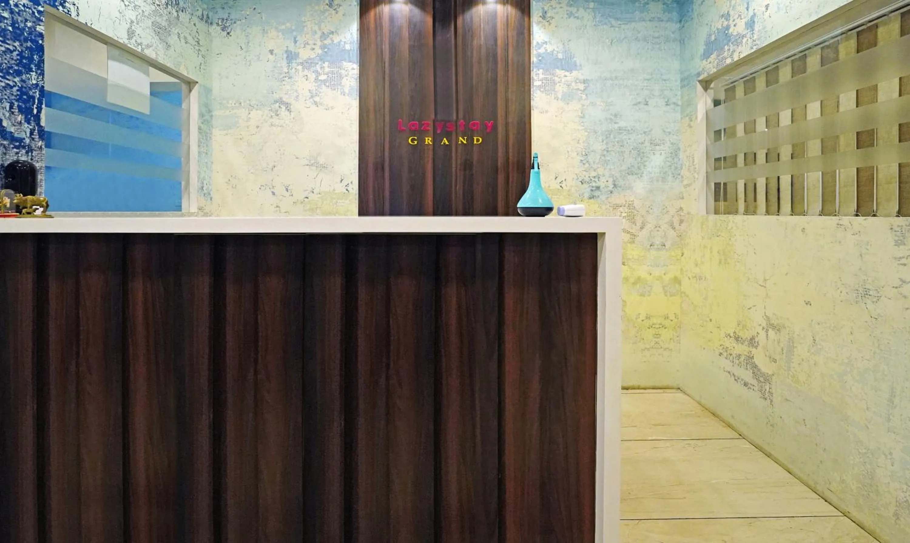 Lobby or reception in Treebo Lazystay Grand Patia