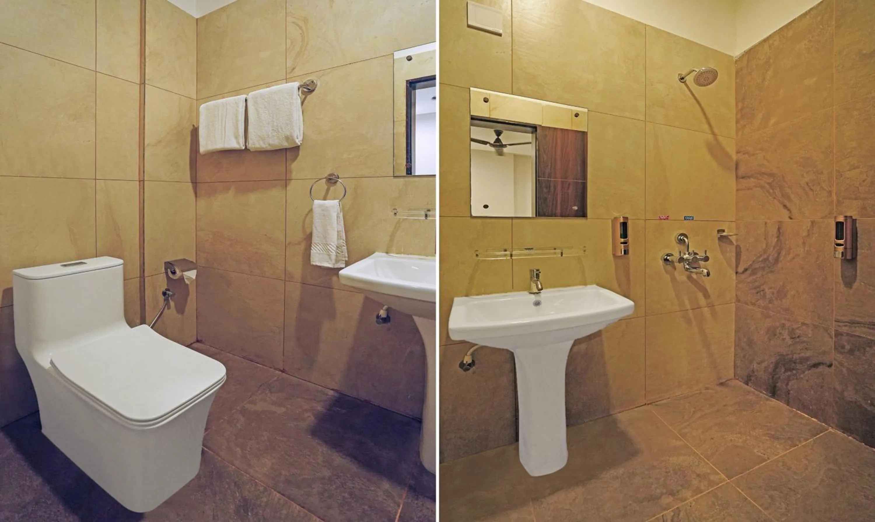 Bathroom in Treebo Lazystay Grand Patia