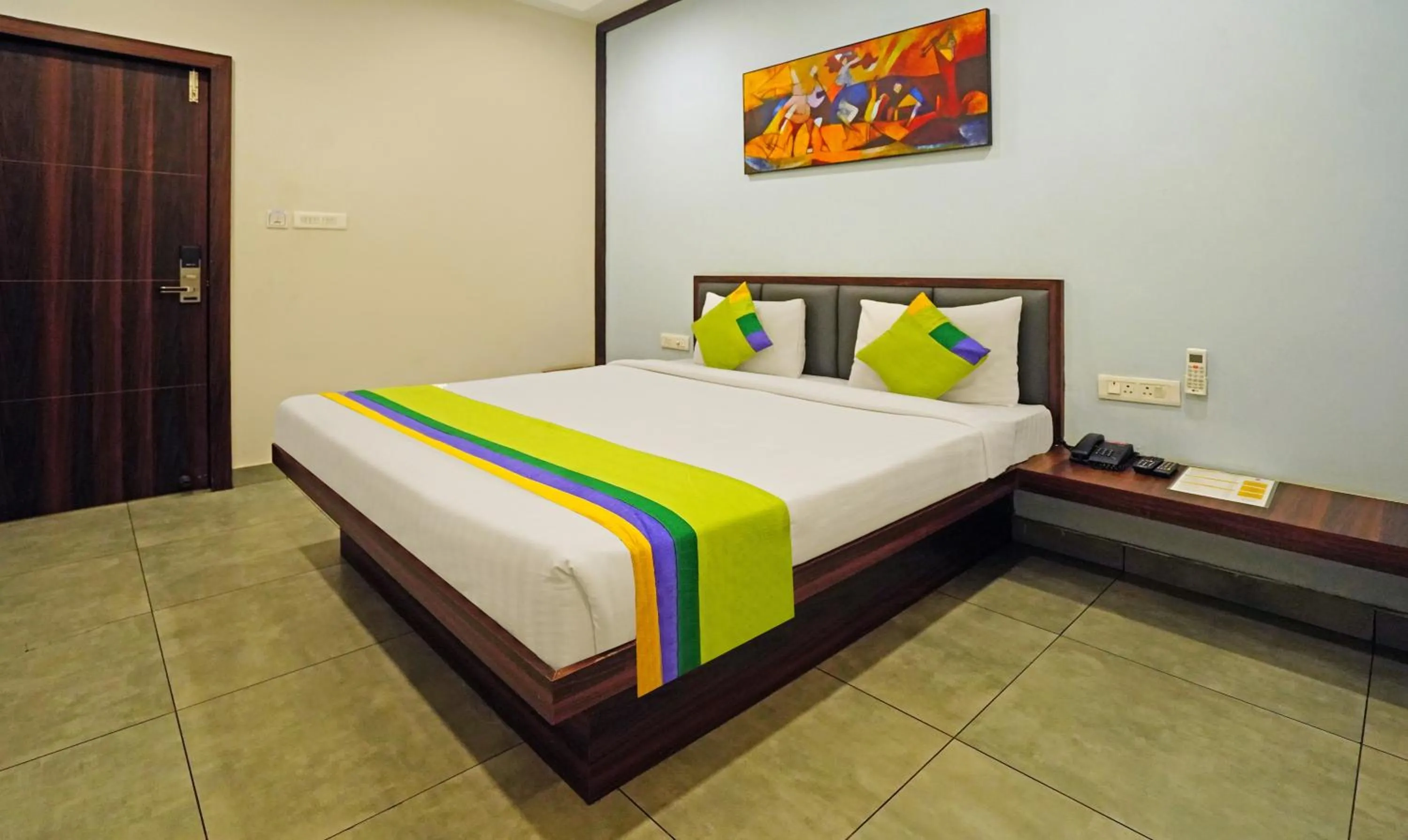 Photo of the whole room, Bed in Treebo Lazystay Grand Patia