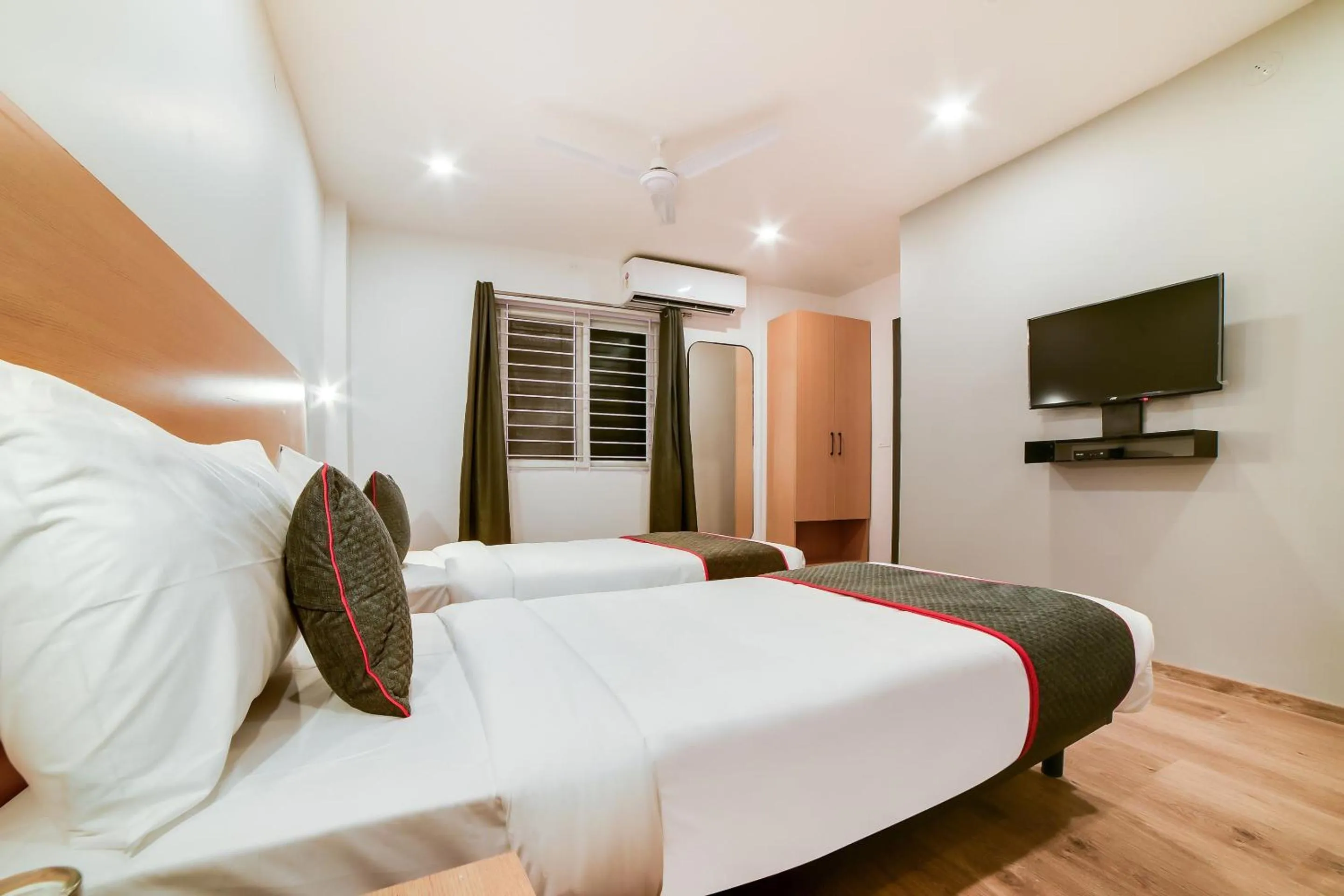 Bedroom, Bed in Townhouse Karmelaram Railway Station Sarjapur