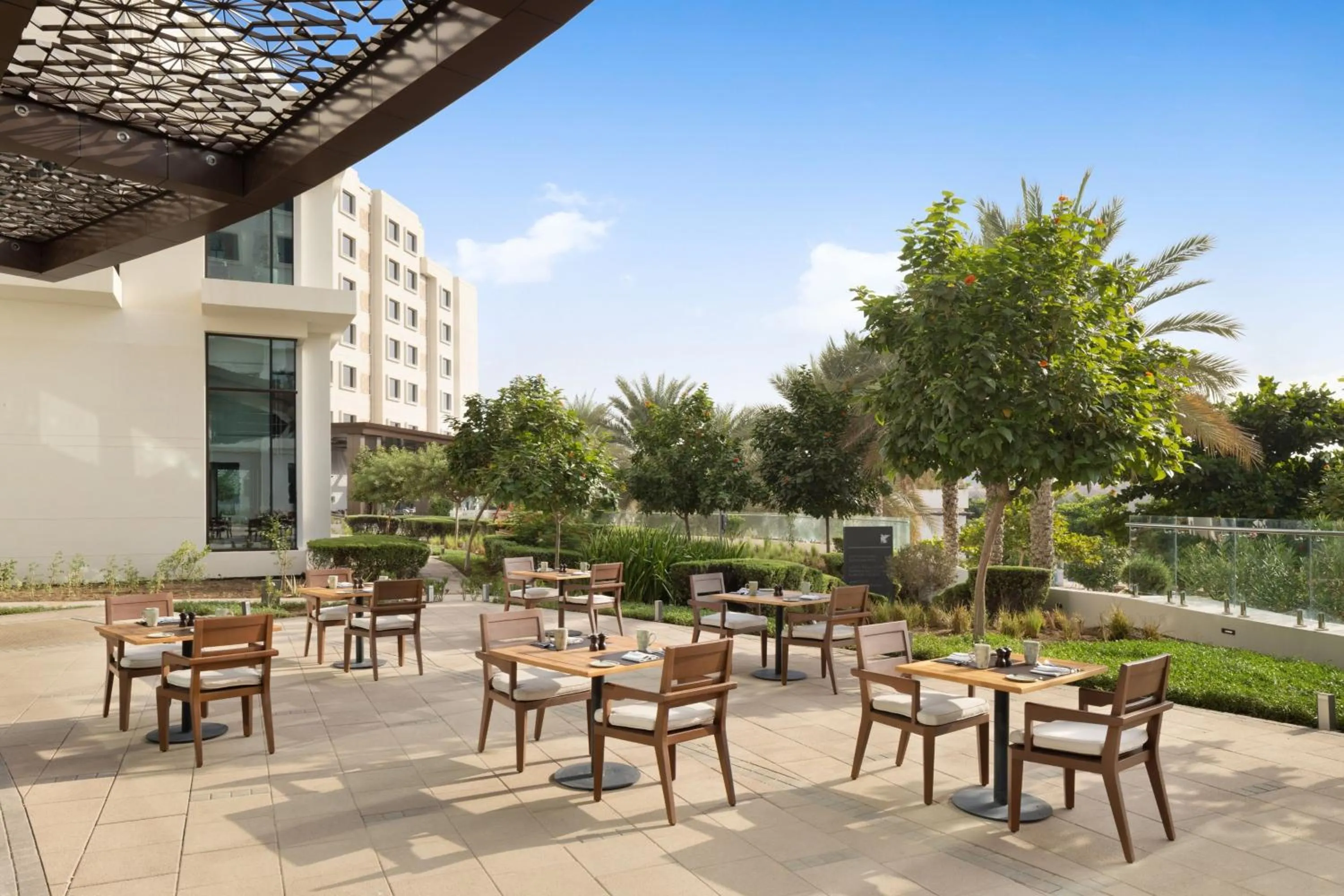 Property building in JW Marriott Hotel Muscat