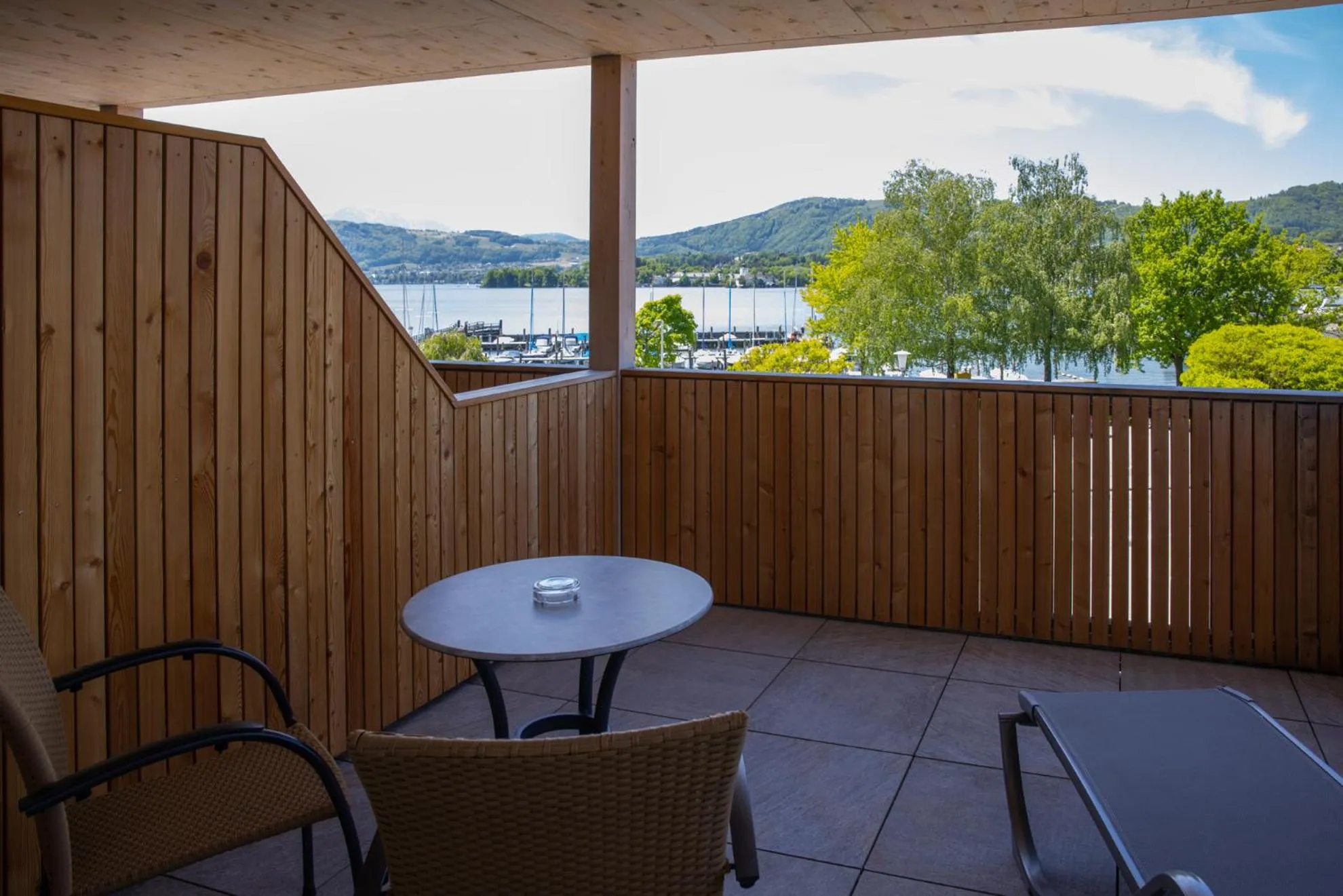 View (from property/room) in Seehotel im Weyer