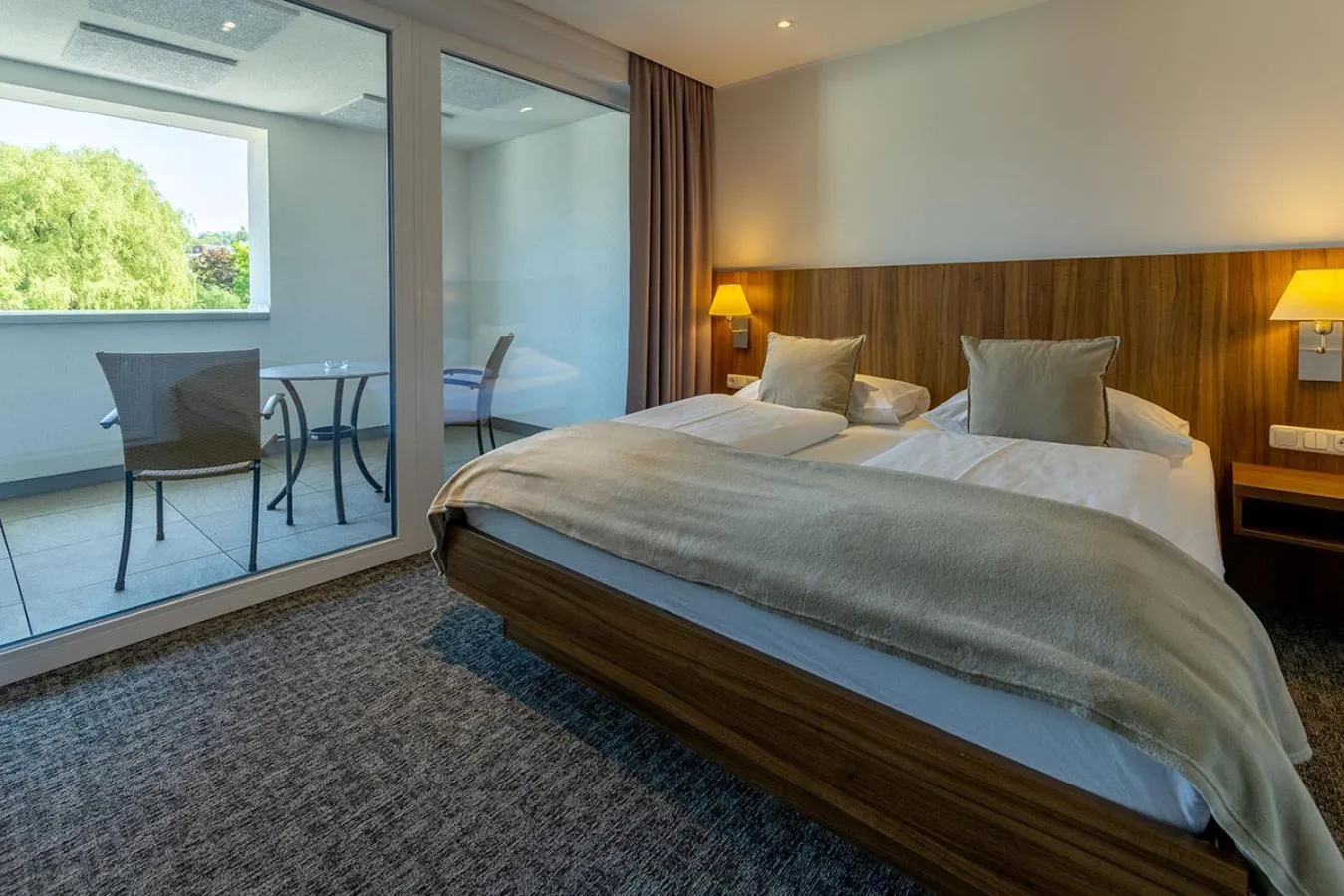 Photo of the whole room, Bed in Seehotel im Weyer