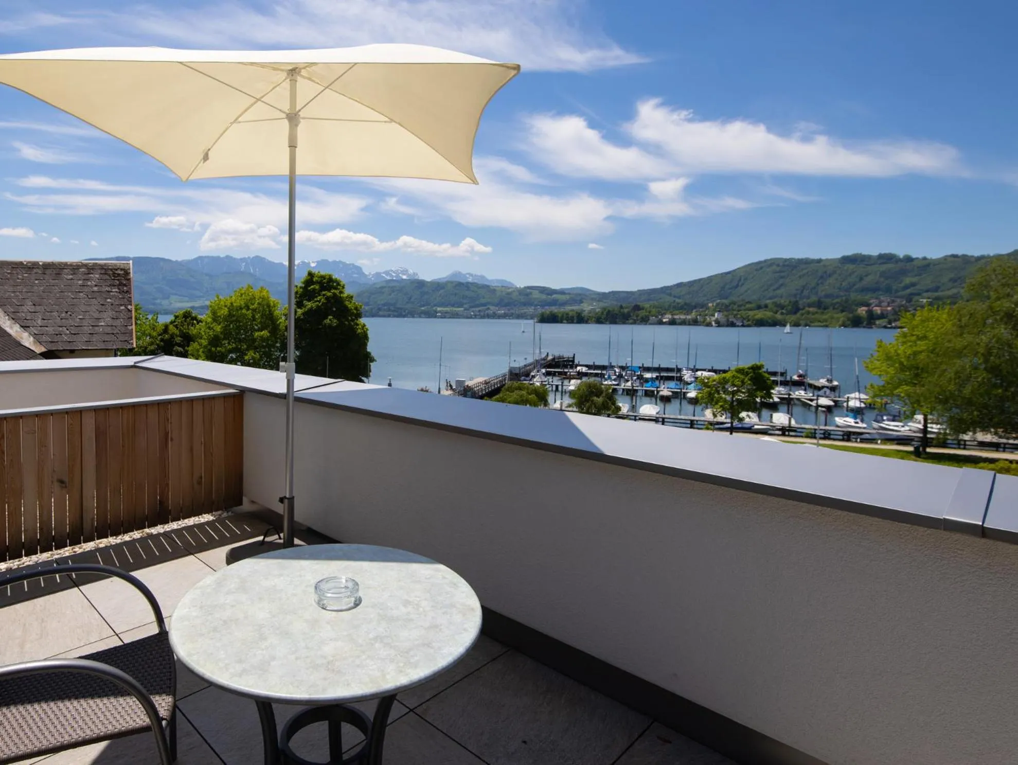 View (from property/room) in Seehotel im Weyer