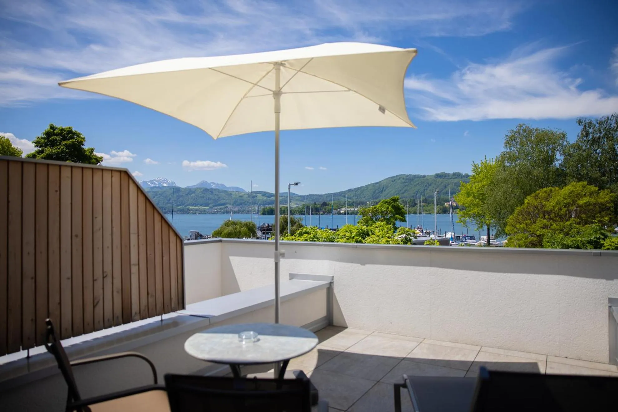 View (from property/room) in Seehotel im Weyer