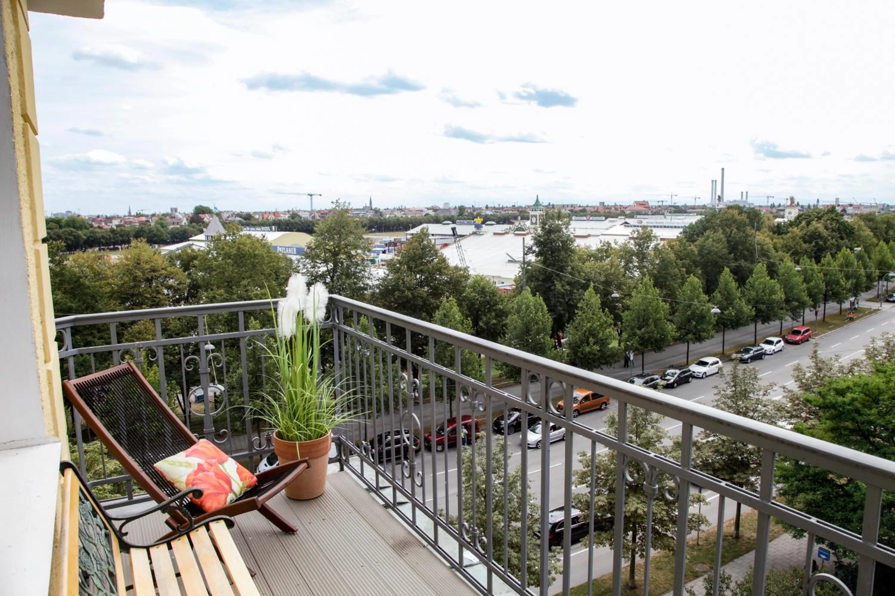 Balcony/Terrace in Boutique Hotel Krone München