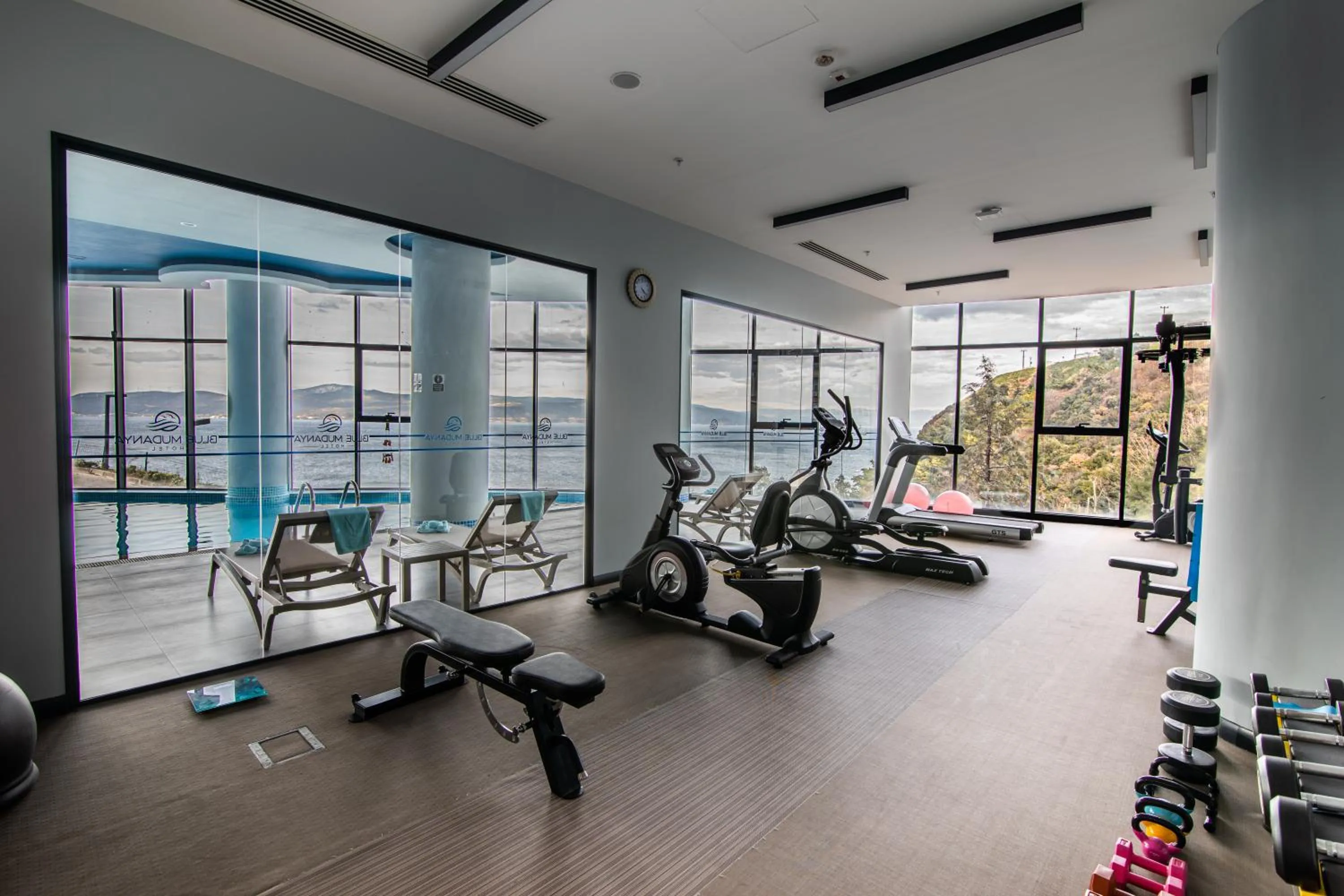 Fitness centre/facilities in BLUE MUDANYA HOTEL