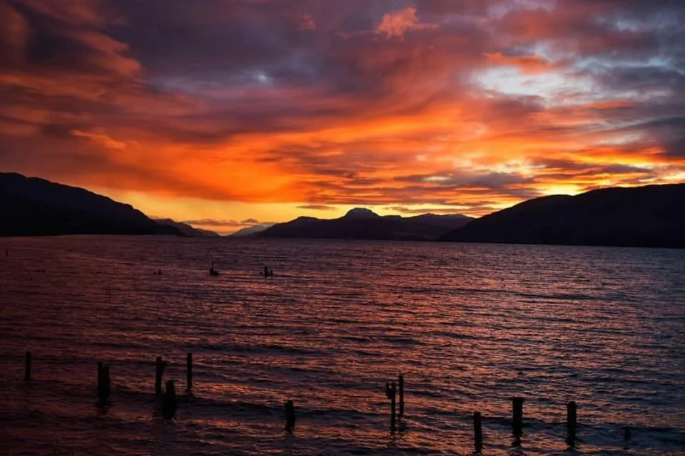 Sunset in Balachladaich Loch Ness 2025 Now 3 Bed Self Catering - search Balachladaich Beachfront