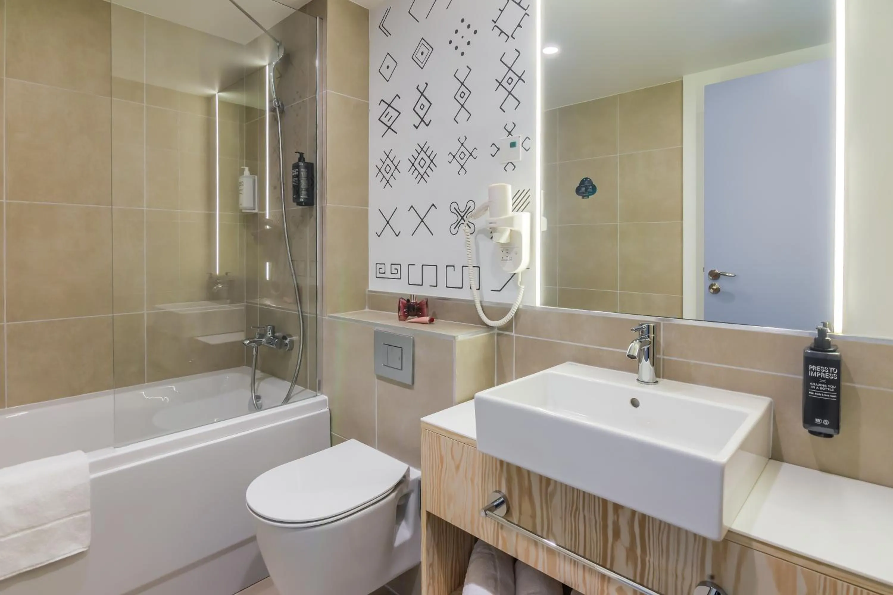 Bathroom in ibis Styles Bucharest City Center