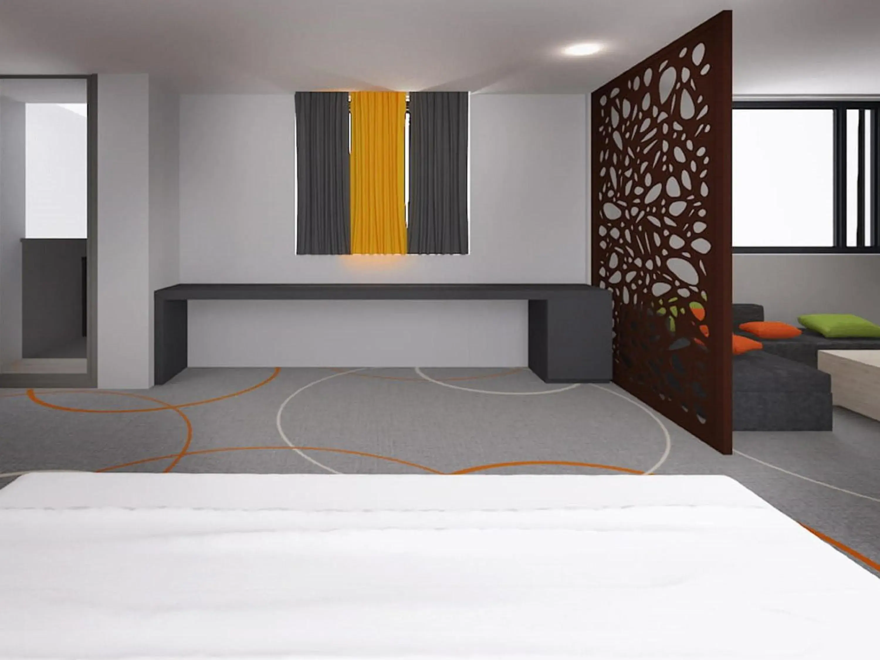 Bedroom, Bed in Ibis Styles Bucharest Airport Bedroom, Bed in Ibis Styles Bucharest Airport