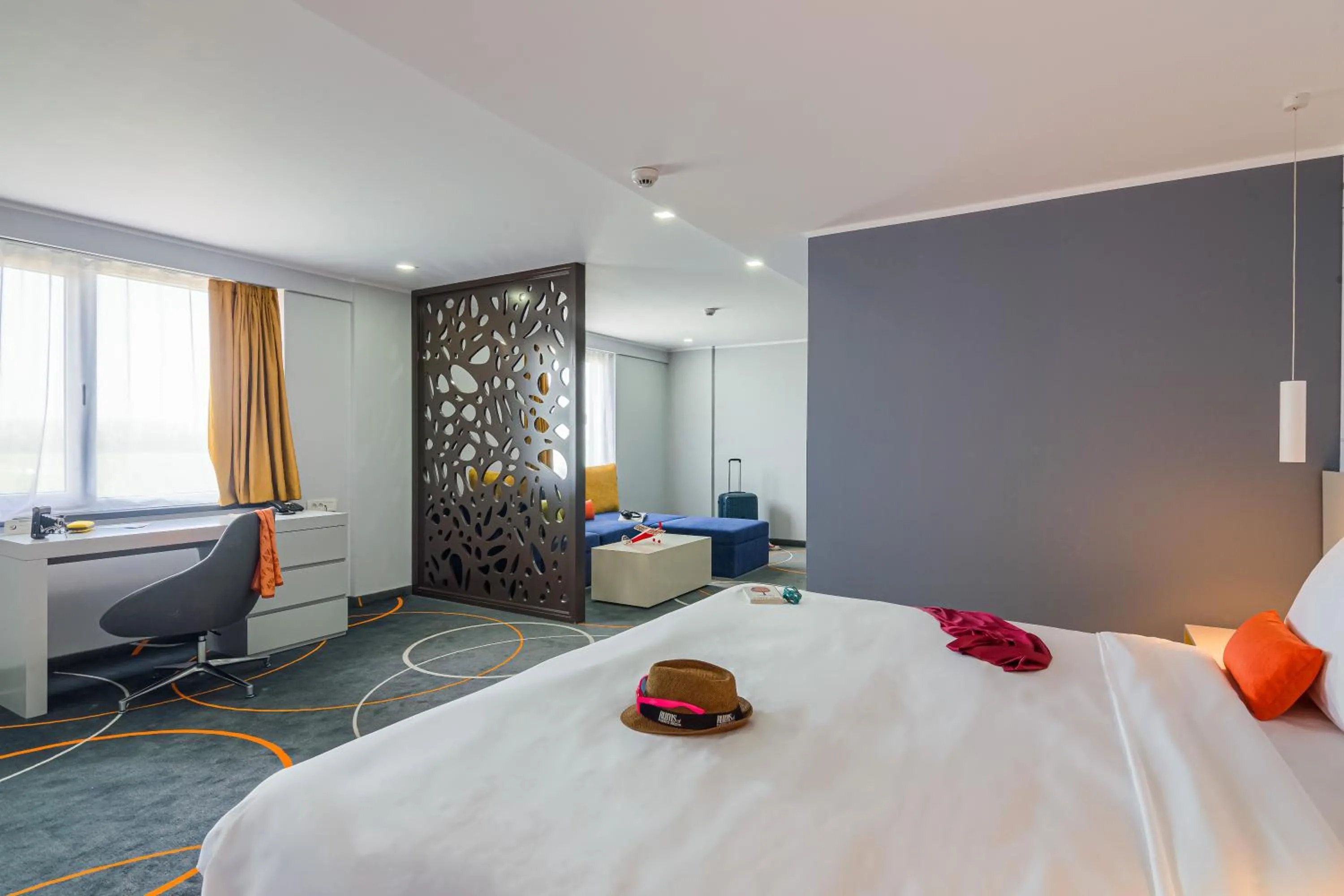 Photo of the whole room, Bed in Ibis Styles Bucharest Airport