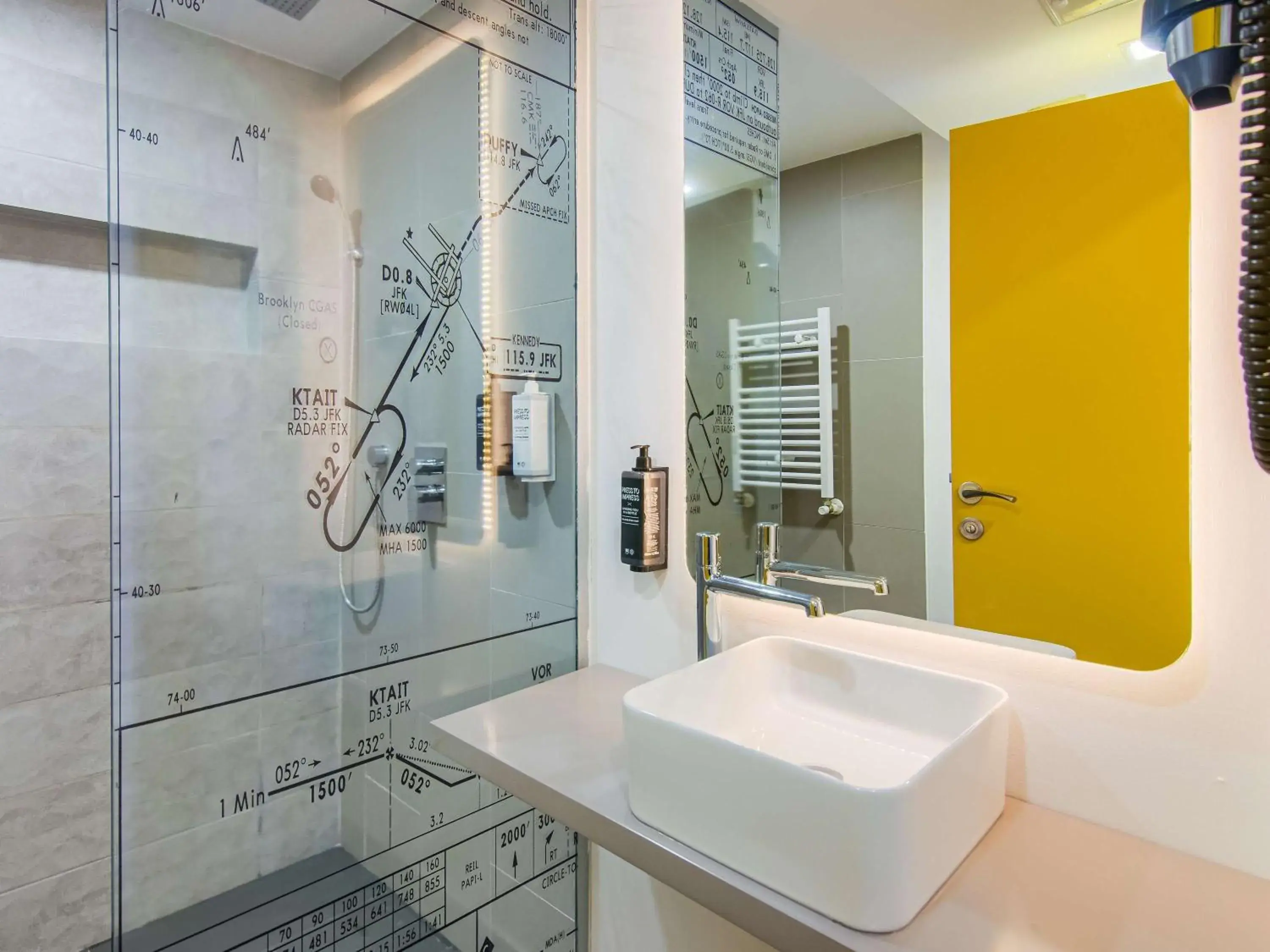 Bathroom in Ibis Styles Bucharest Airport Bathroom in Ibis Styles Bucharest Airport