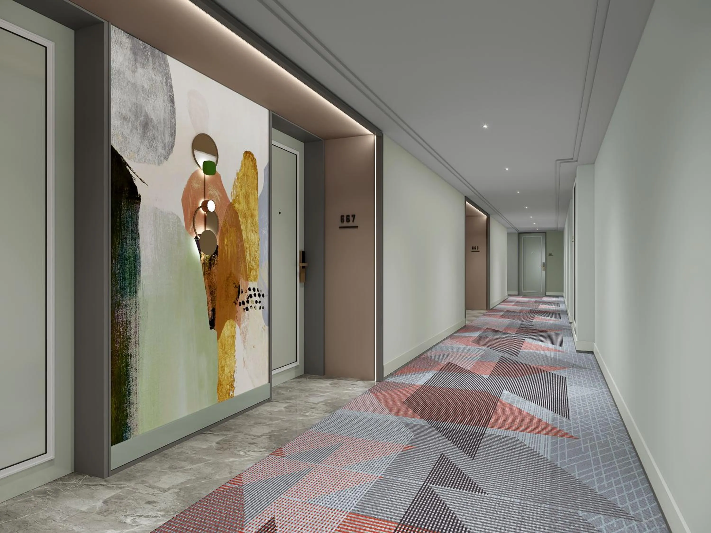Decorative detail in Mercure Guangzhou Nansha