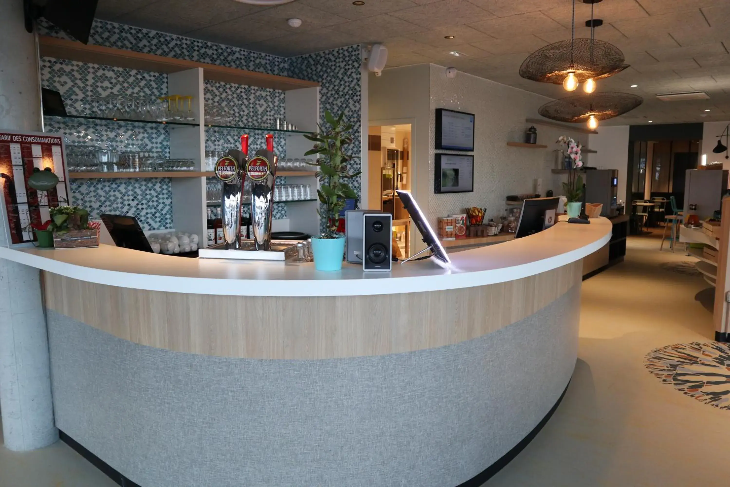 Lobby or reception in ibis Styles Le Treport Mers Les Bains Lobby or reception in ibis Styles Le Treport Mers Les Bains