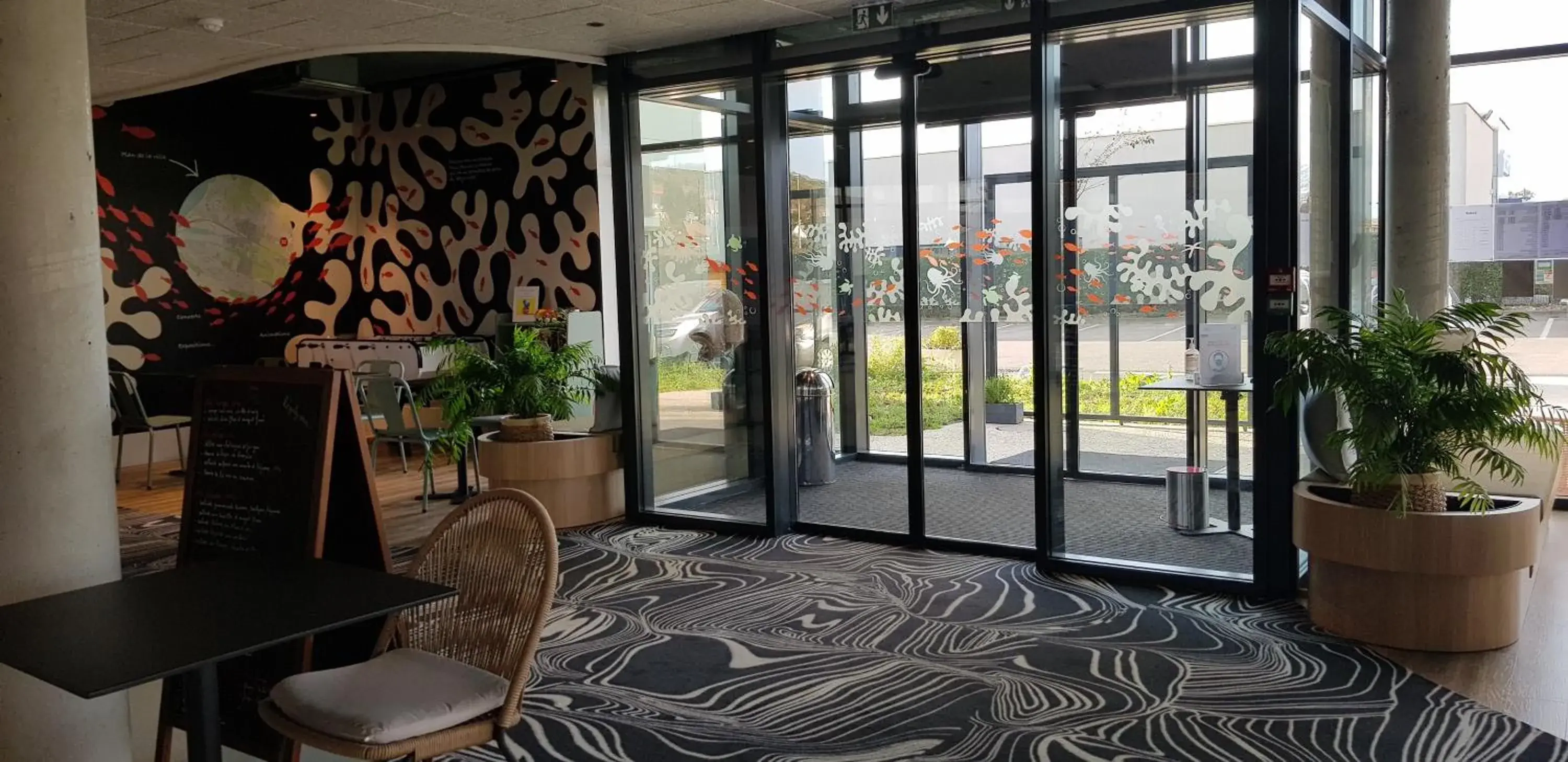 Lobby or reception in ibis Styles Le Treport Mers Les Bains Lobby or reception in ibis Styles Le Treport Mers Les Bains