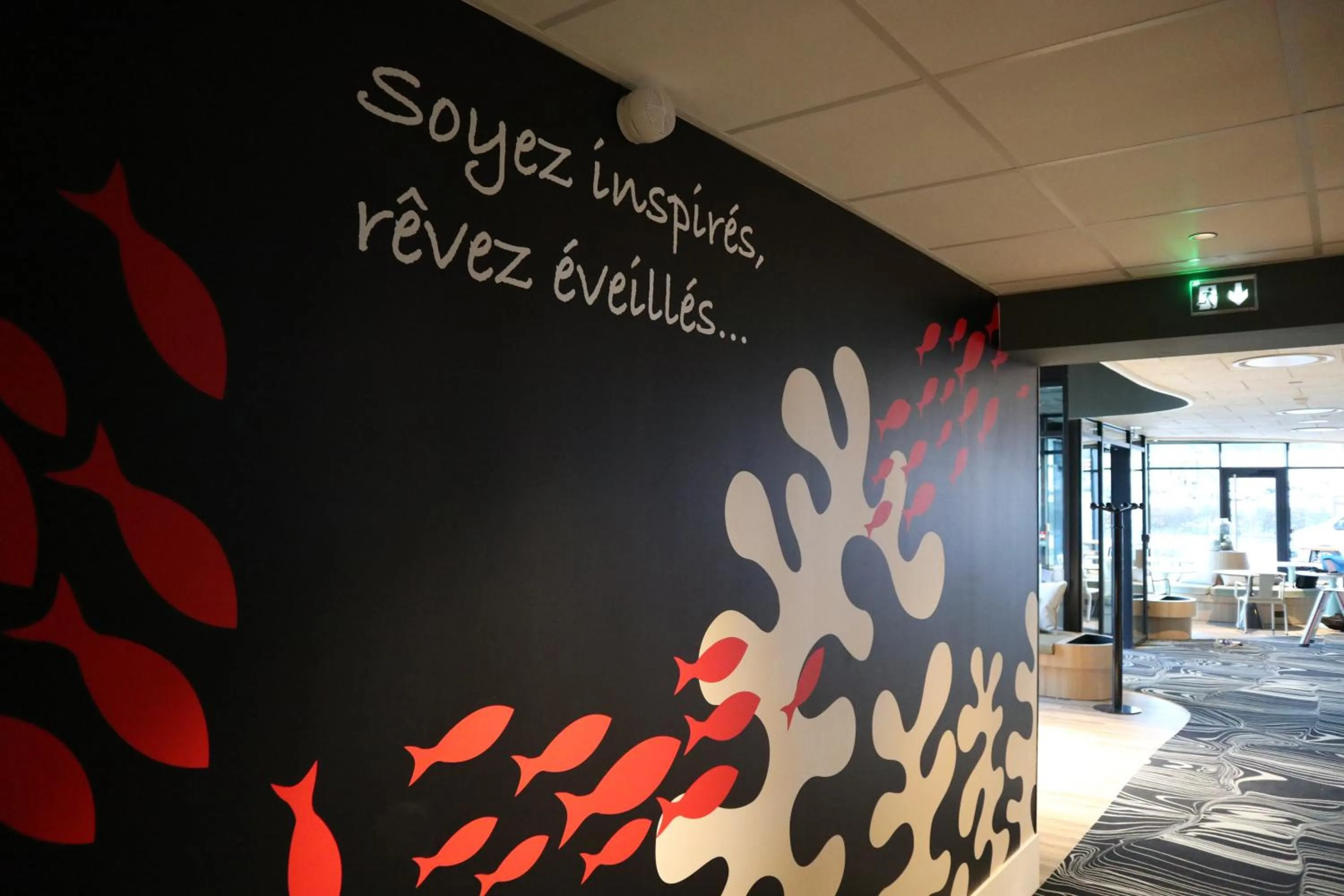 Decorative detail in ibis Styles Le Treport Mers Les Bains