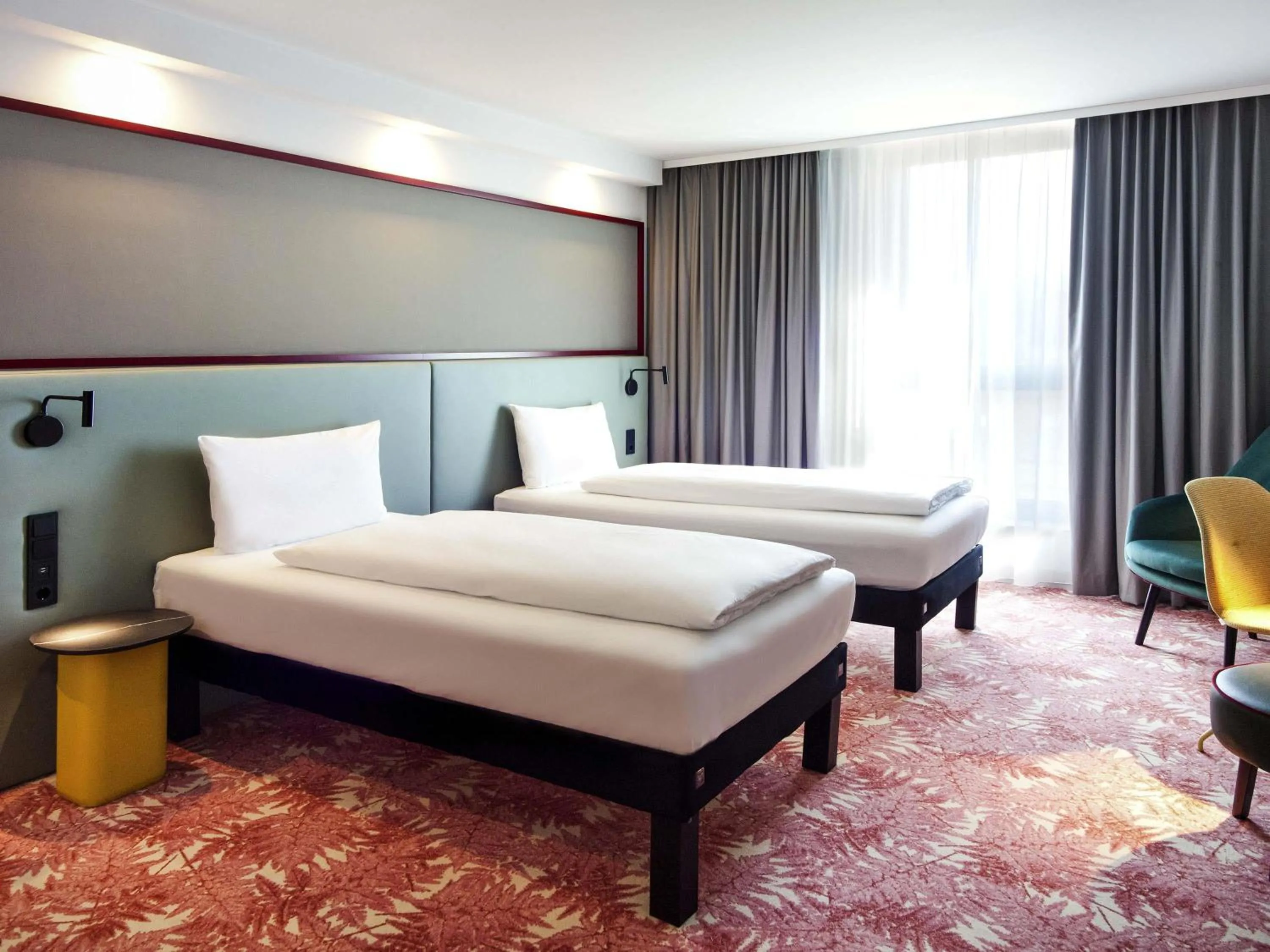 Bedroom, Bed in ibis Styles Klagenfurt am Woerthersee