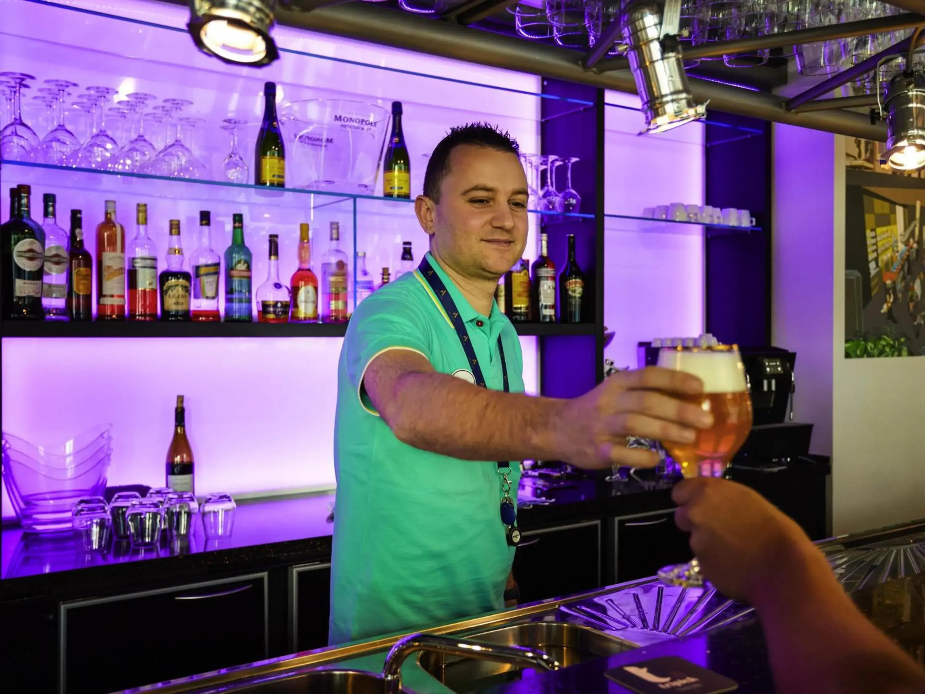 Lounge or bar in ibis Styles Liege Guillemins Lounge or bar in ibis Styles Liege Guillemins