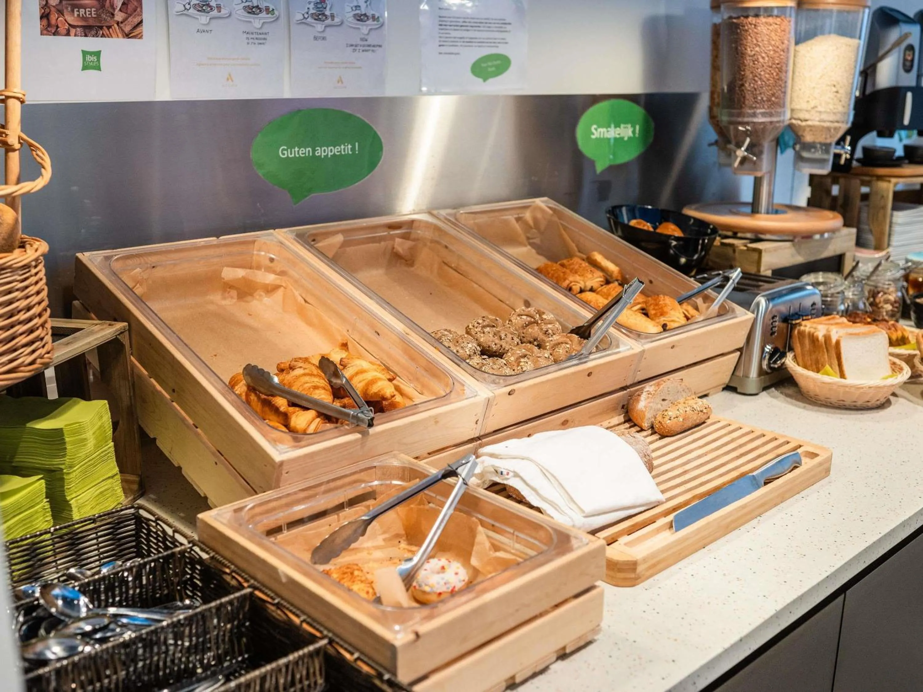 Breakfast in ibis Styles Liege Guillemins