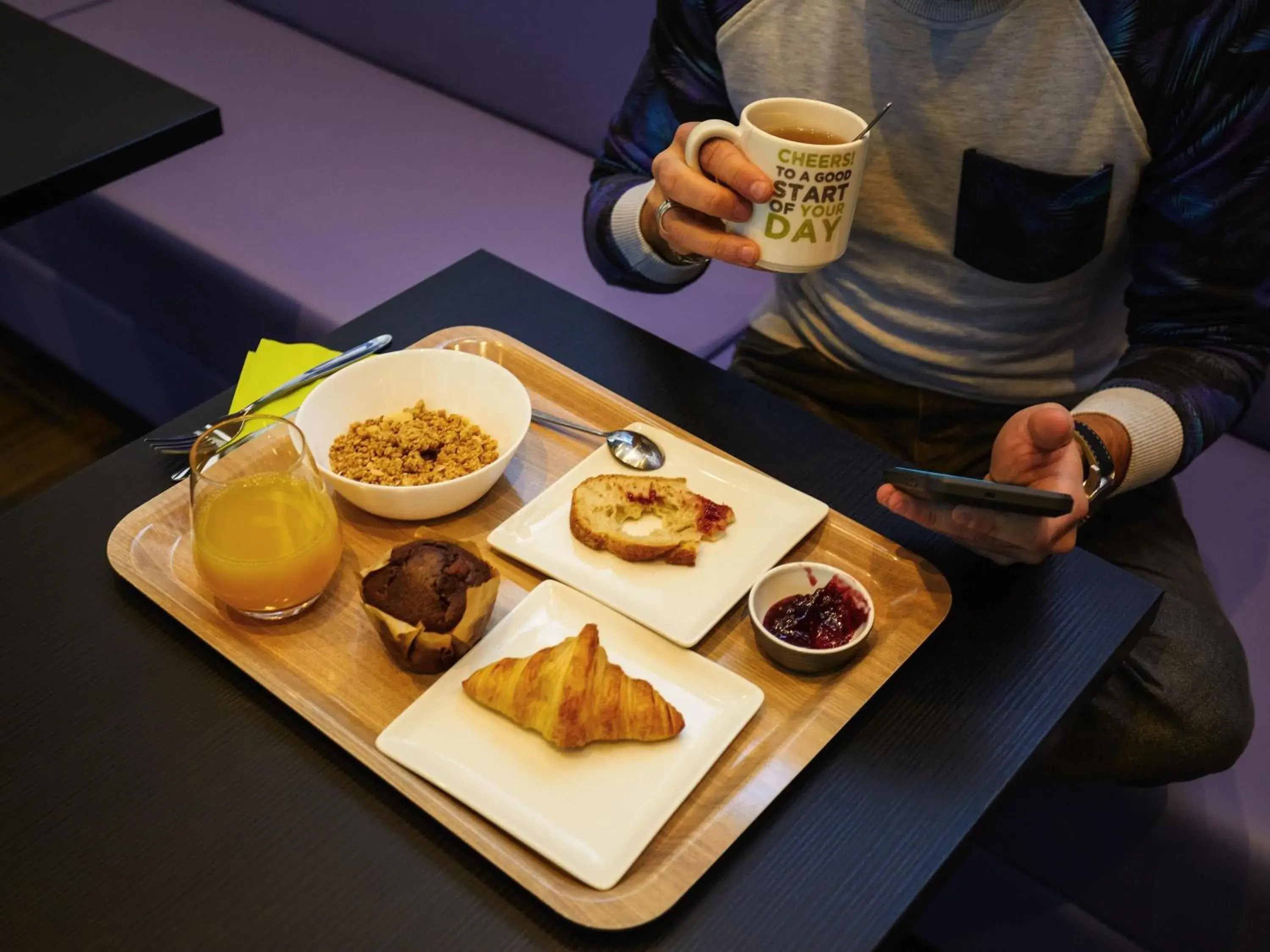 Breakfast in ibis Styles Liege Guillemins Breakfast in ibis Styles Liege Guillemins