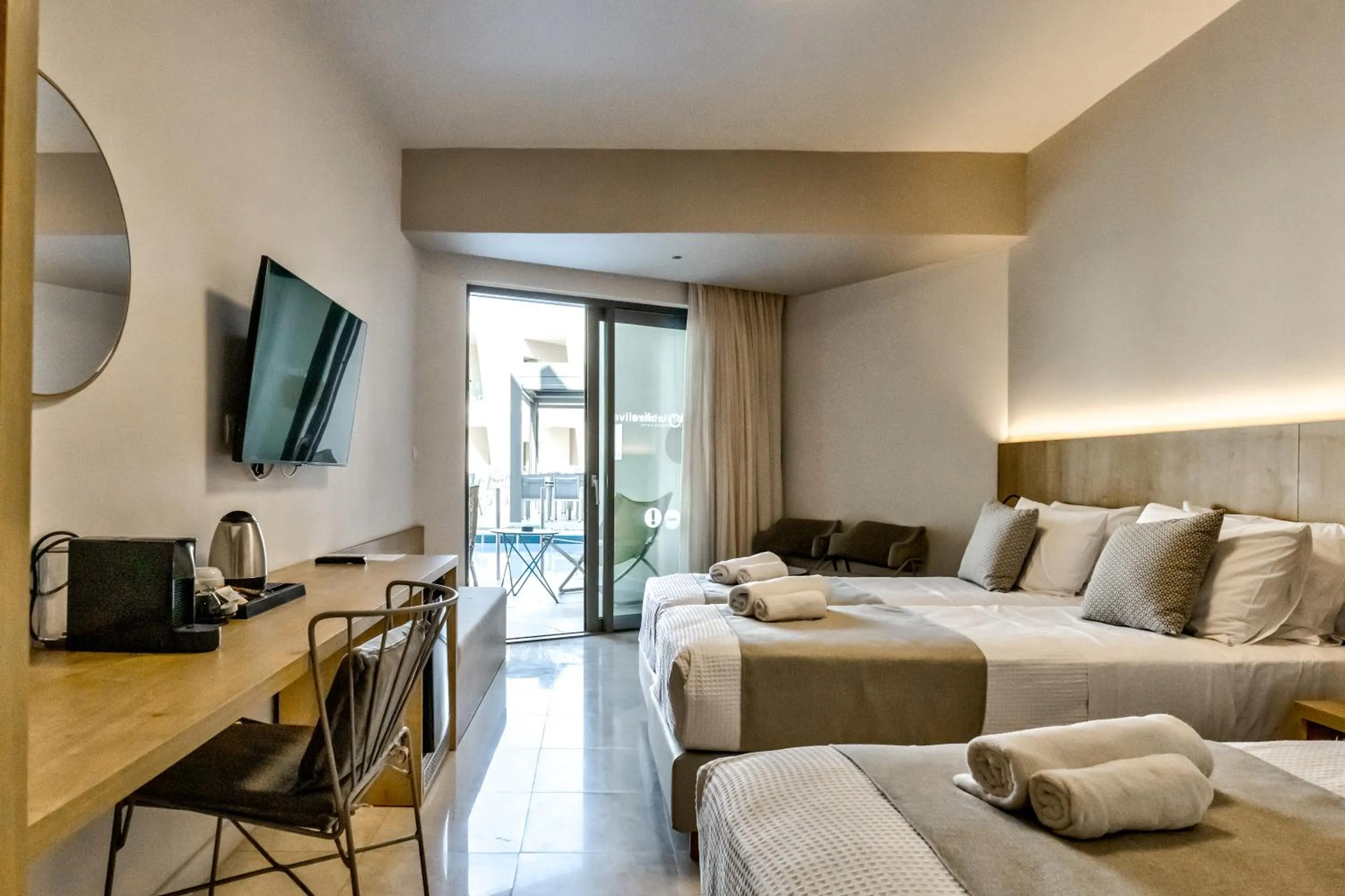 Bedroom in White Olive Elite Rethymno