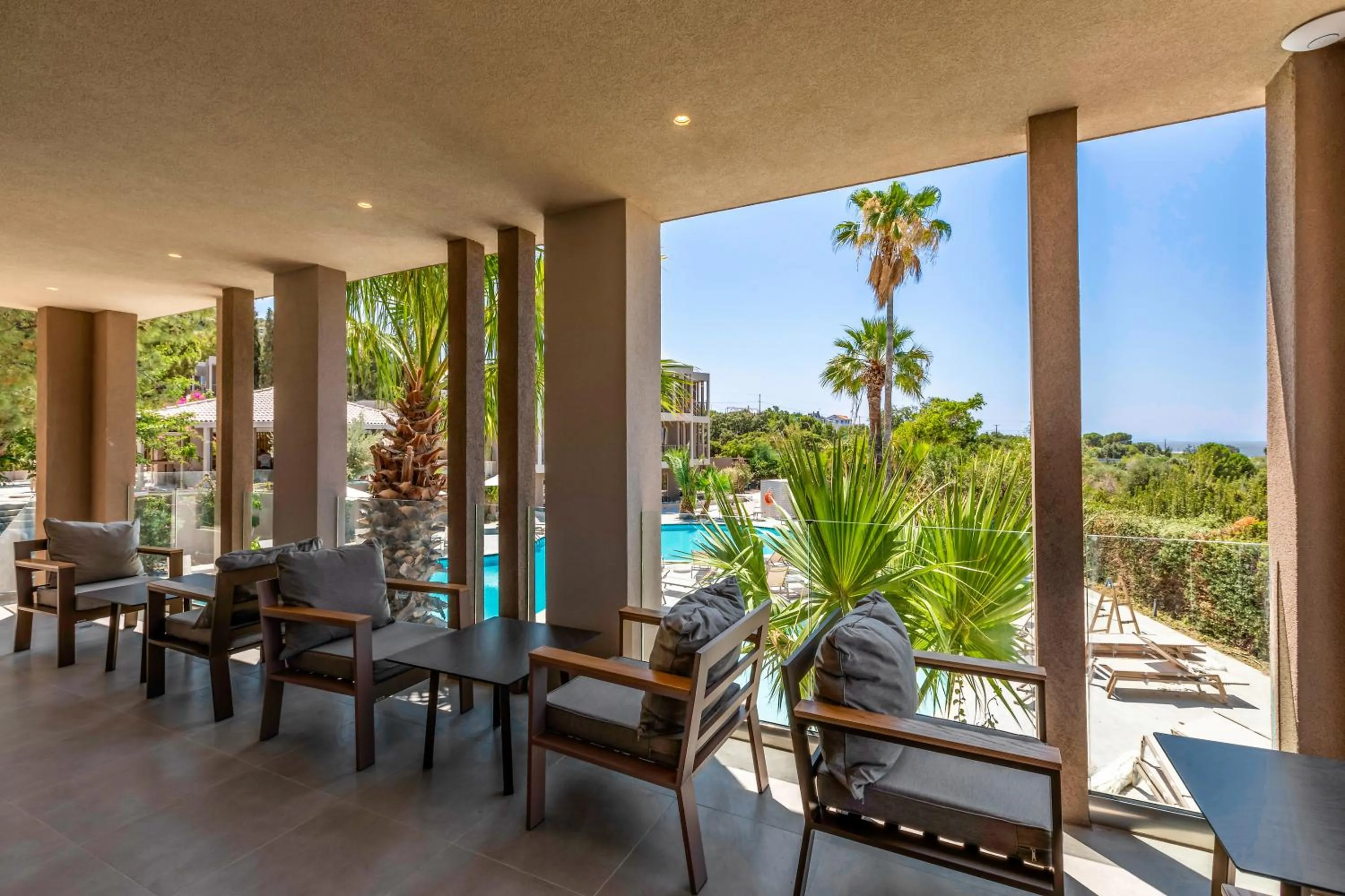 Balcony/Terrace in White Olive Premium Lindos