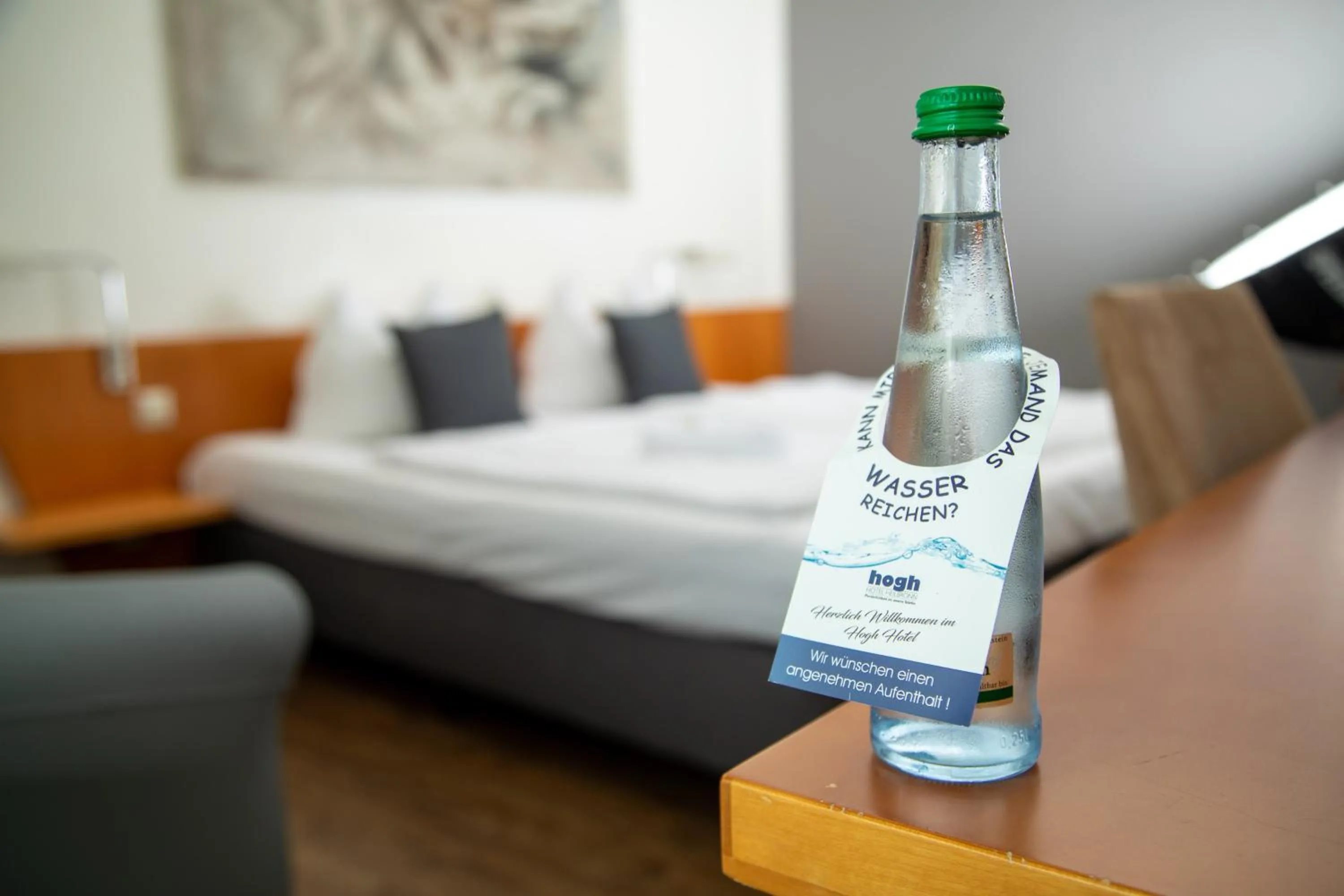 Photo of the whole room, Bed in hogh Hotel Heilbronn