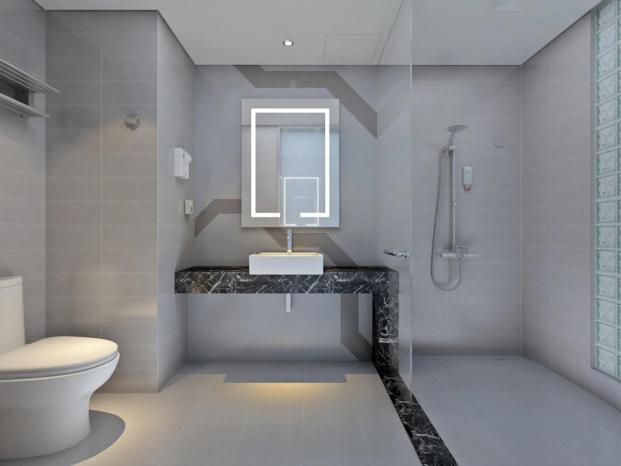 Shower in Holiday Inn Express Qingdao Innovation Park by IHG