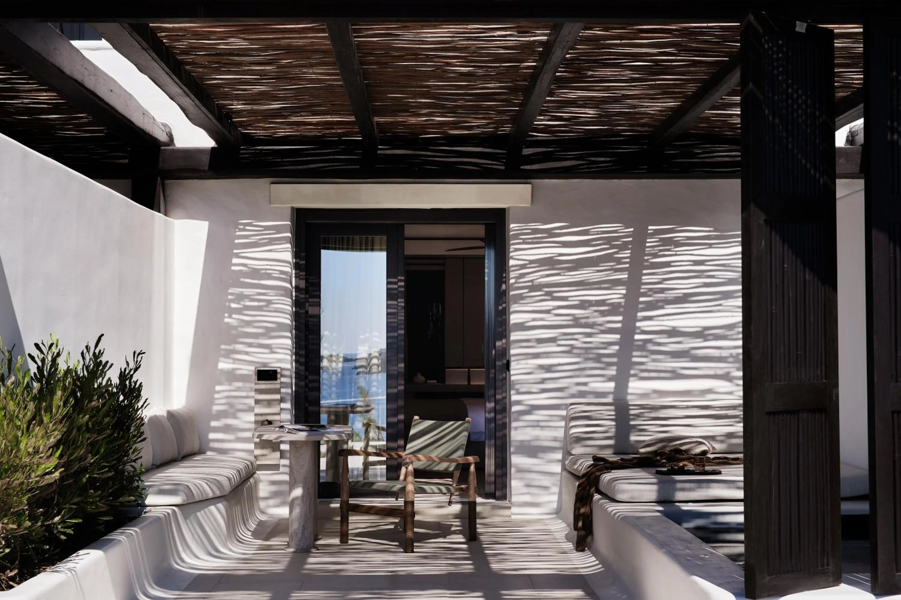 Seating area in Kalesma Mykonos