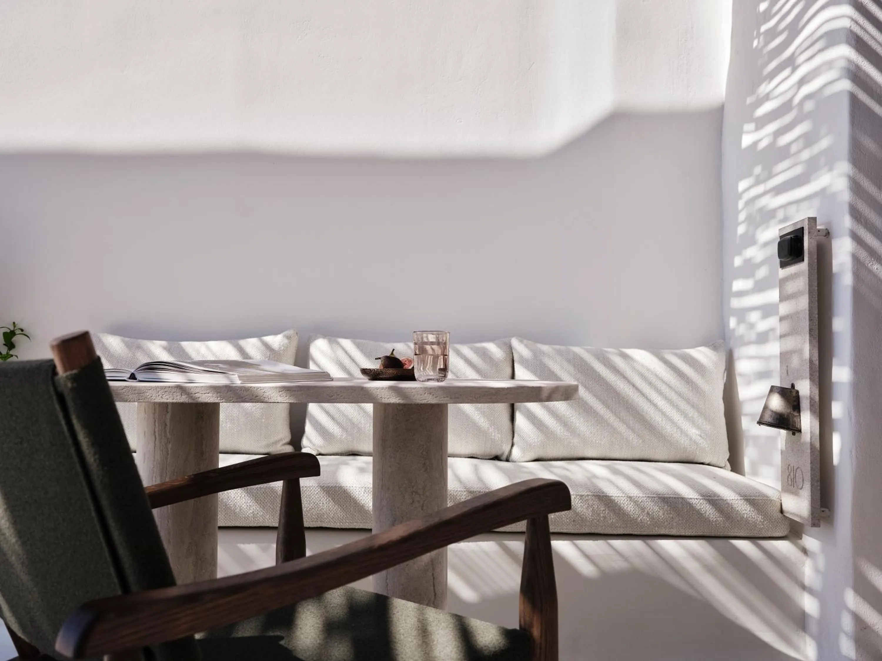 Seating area in Kalesma Mykonos