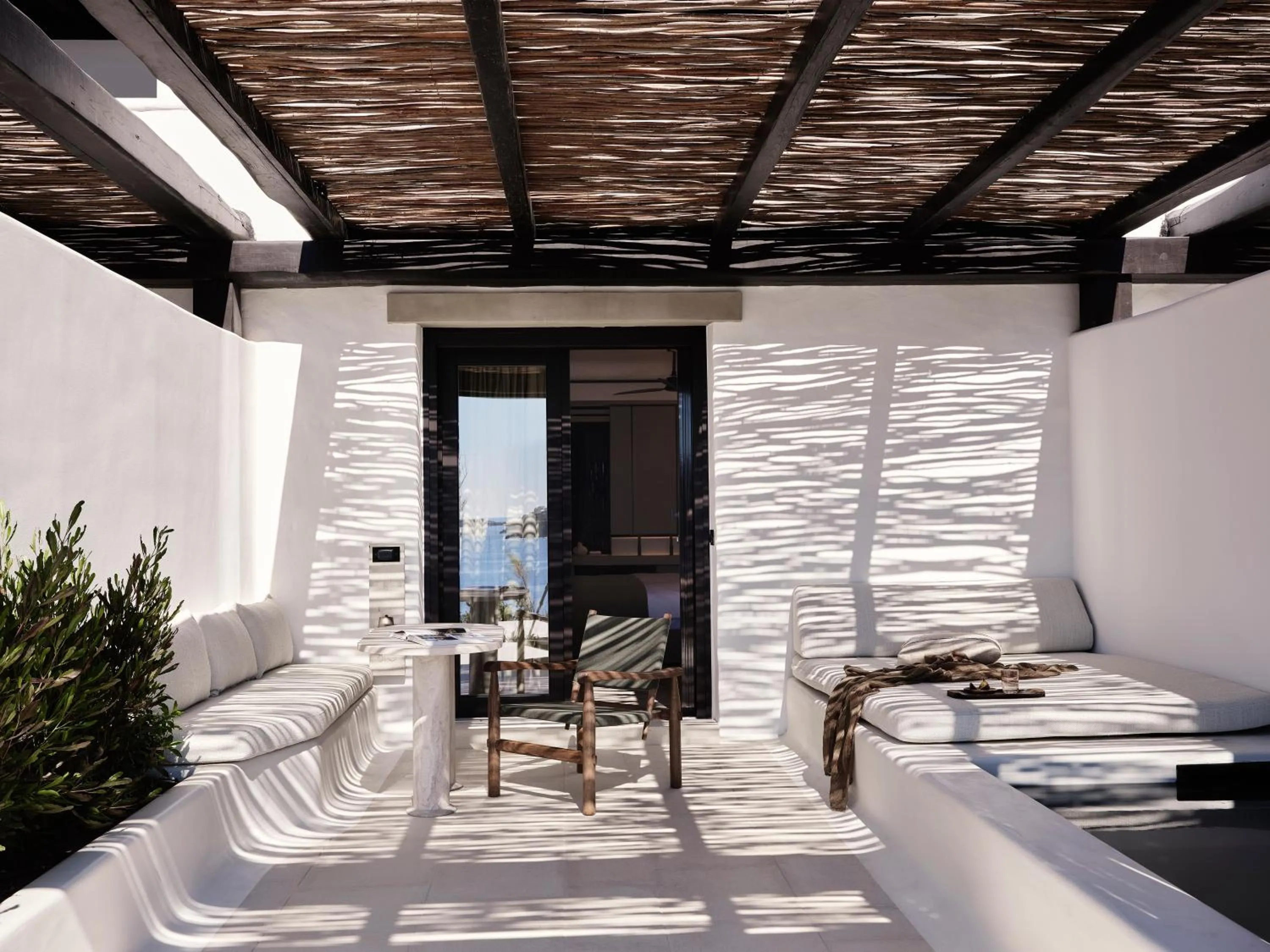 Seating area in Kalesma Mykonos