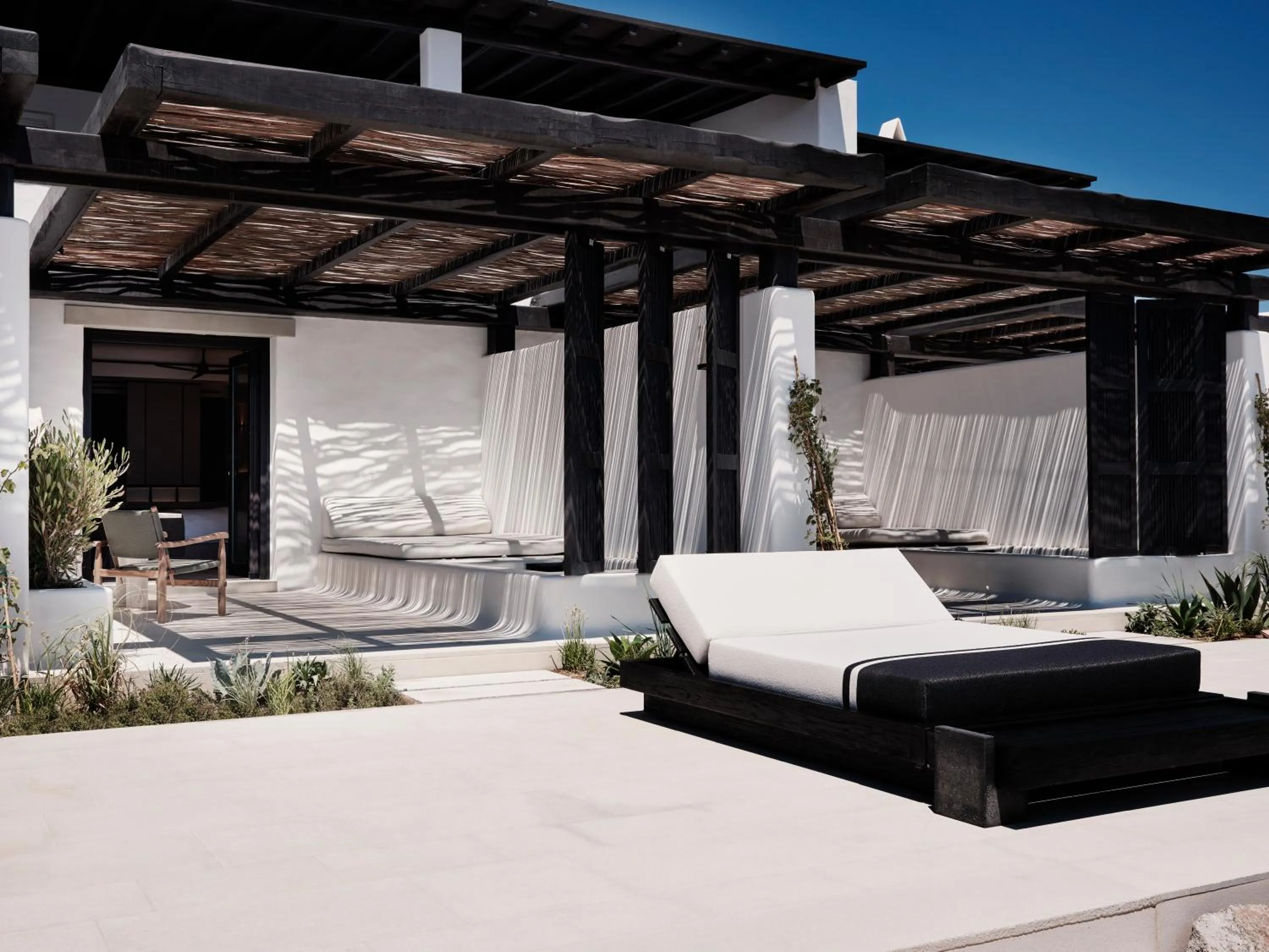 Seating area in Kalesma Mykonos