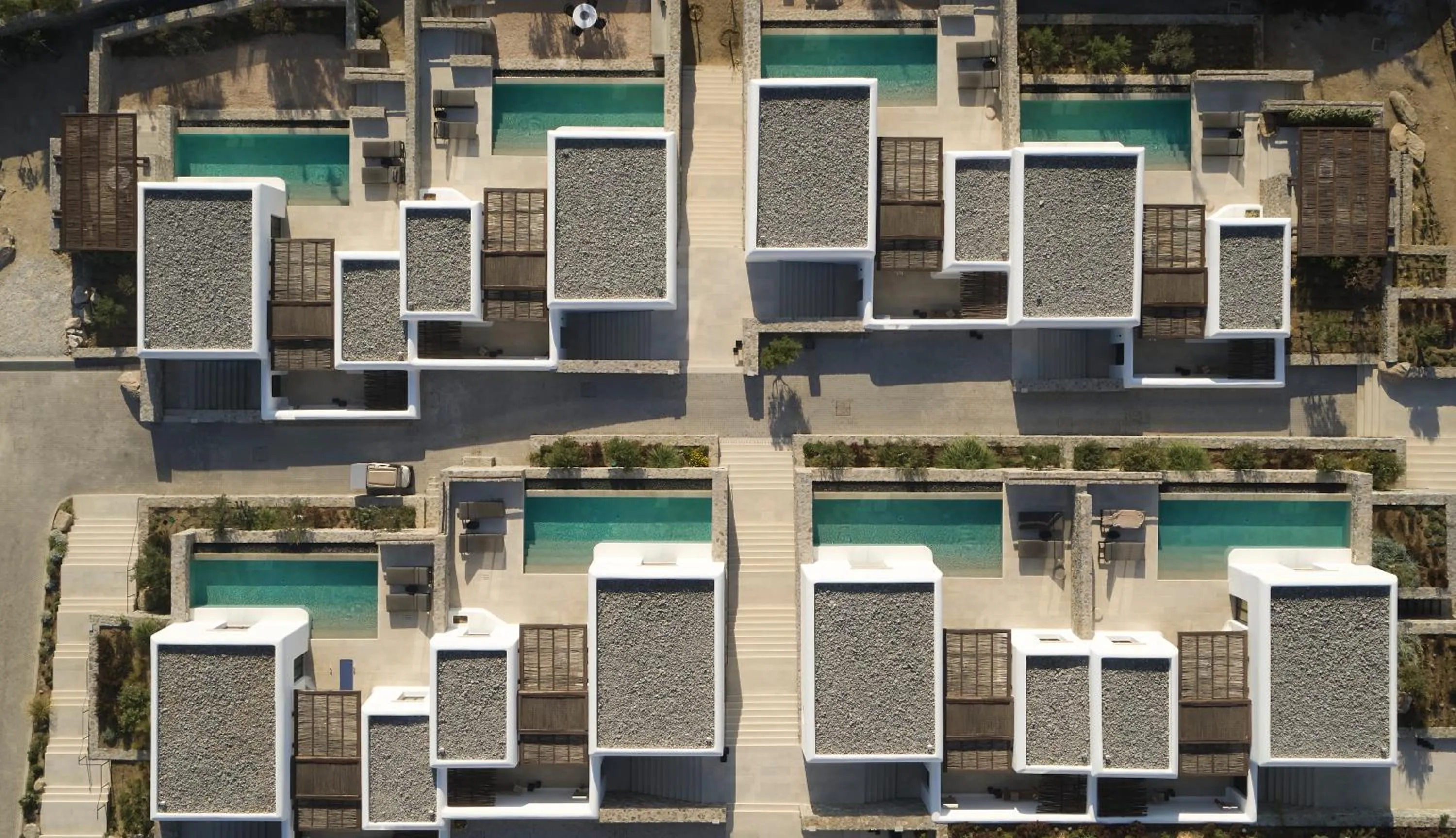 Bird's eye view in Kalesma Mykonos