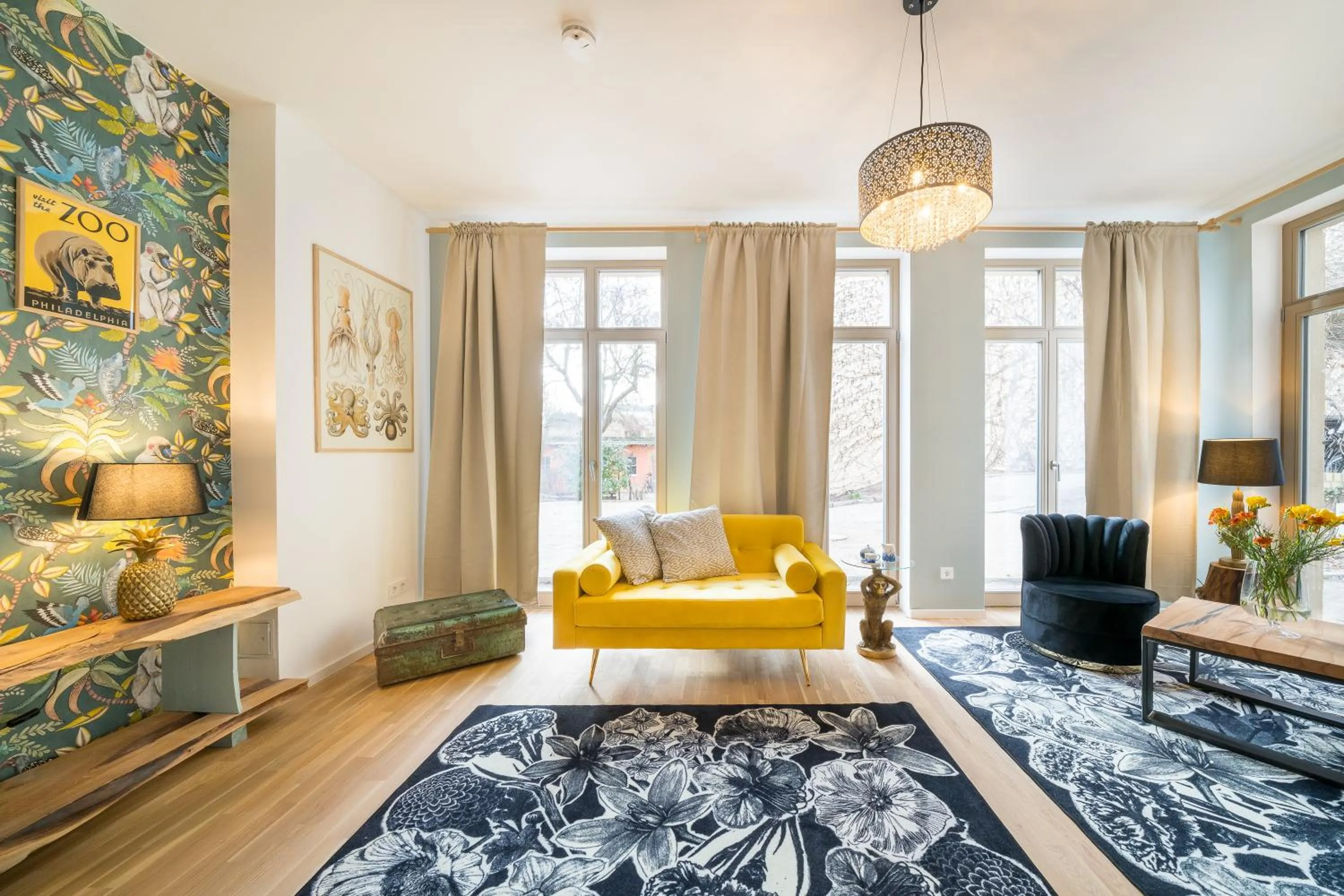 Seating area in Design Apartments - "Am Weinberg"