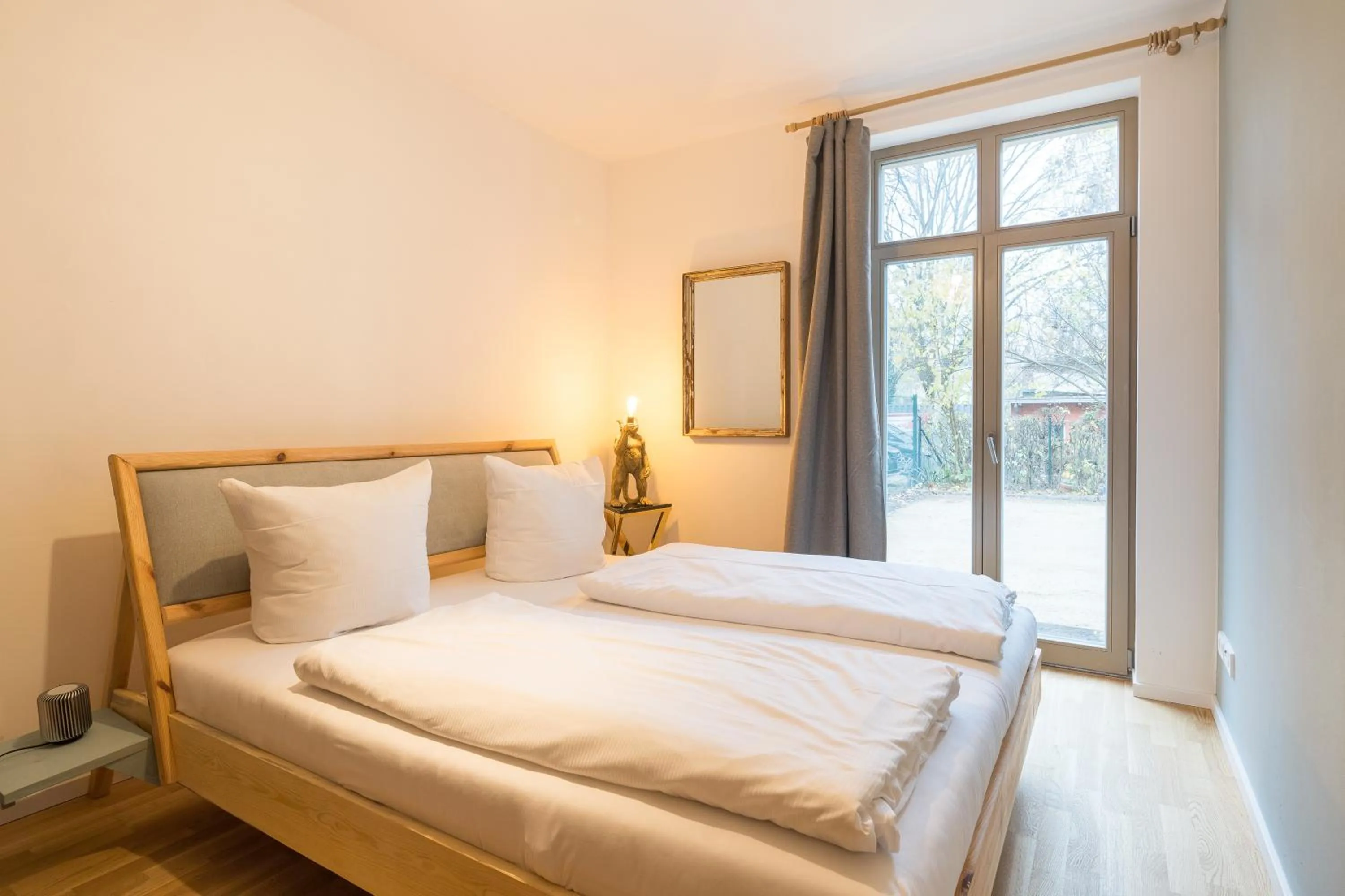 Bedroom, Bed in Design Apartments - "Am Weinberg"