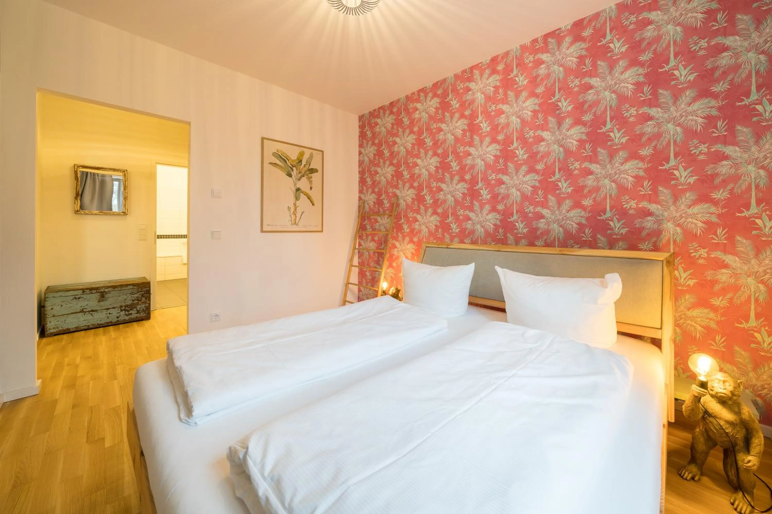 Bedroom, Bed in Design Apartments - "Am Weinberg"