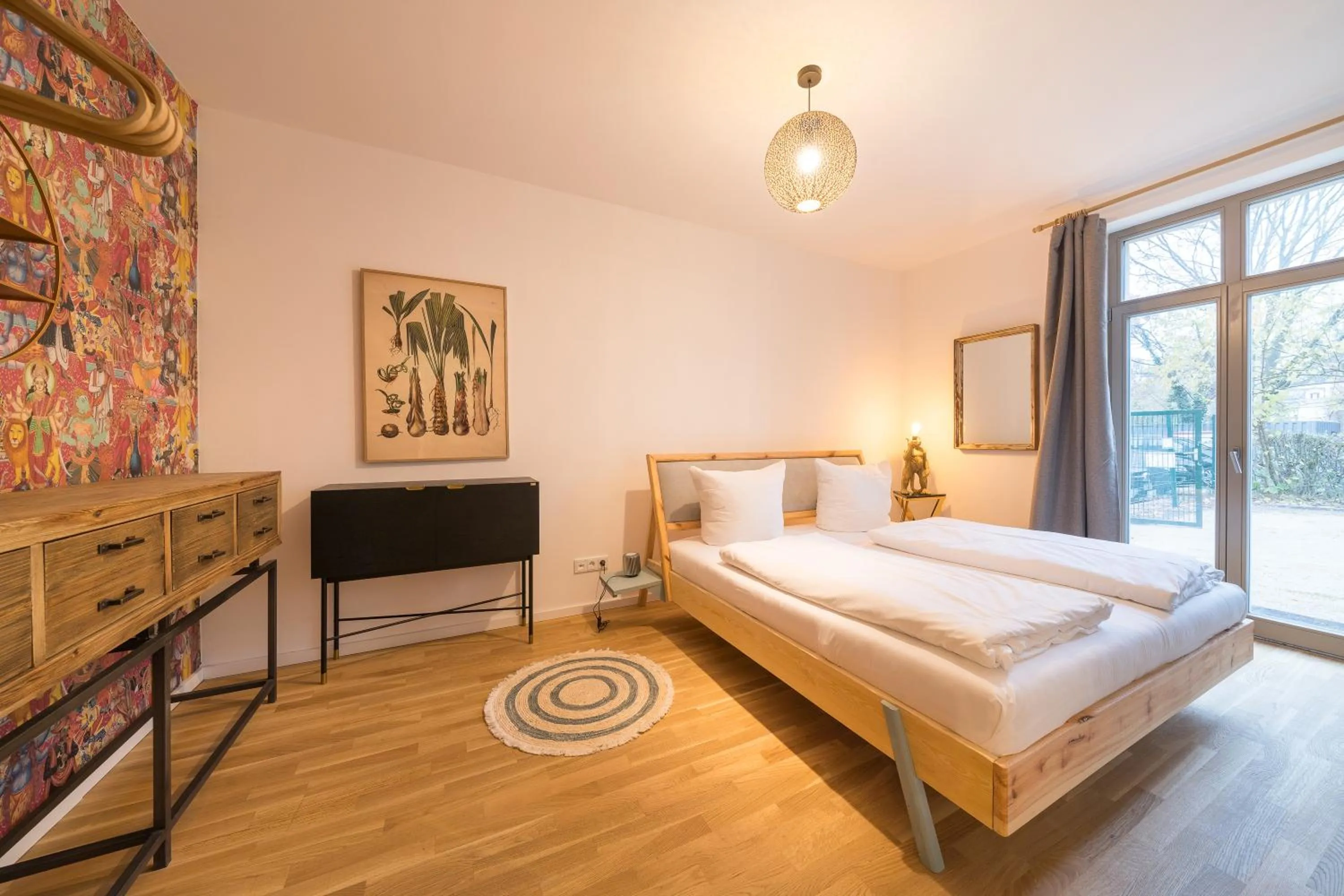 Bedroom, Bed in Design Apartments - "Am Weinberg"