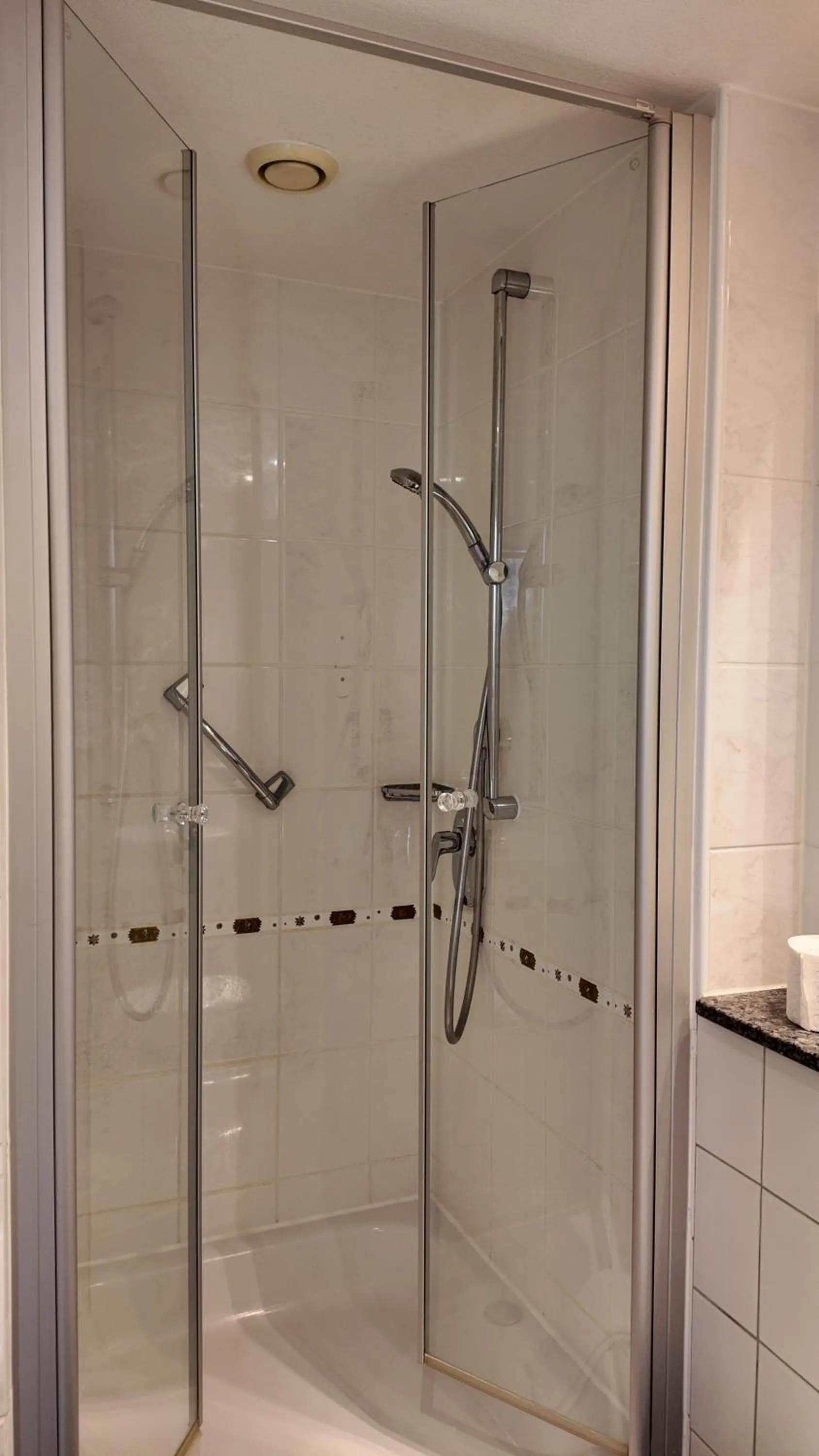Shower in Hotel Aurbacher Hof GmbH