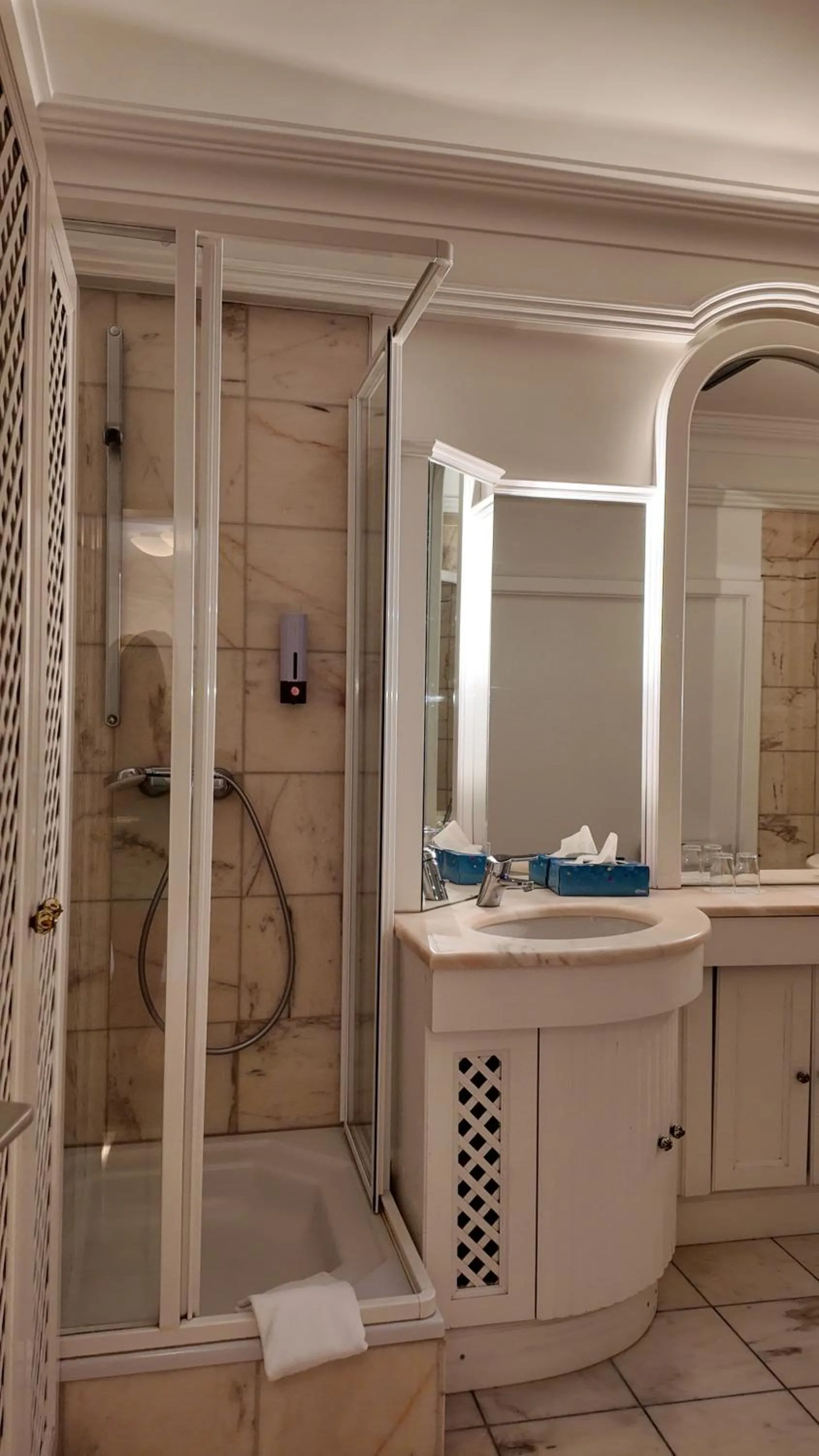 Shower in Hotel Aurbacher Hof GmbH