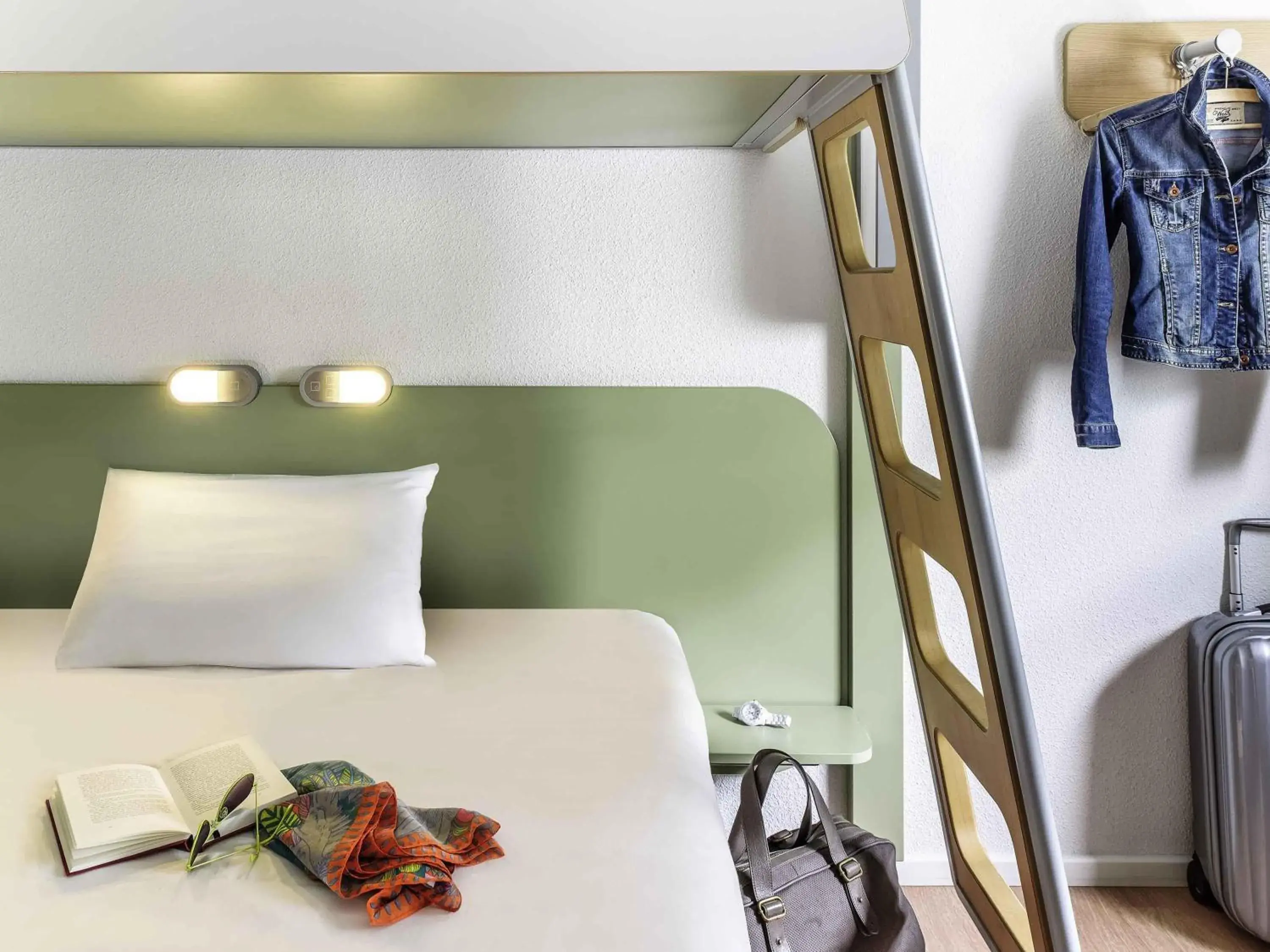 Bedroom, Bed in ibis budget Berlin Alexanderplatz Bedroom, Bed in ibis budget Berlin Alexanderplatz